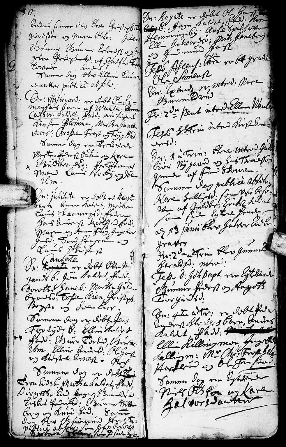 Aurskog prestekontor Kirkebøker, SAO/A-10304a/F/Fa/L0001: Parish register (official) no. I 1, 1707-1735, p. 10-11