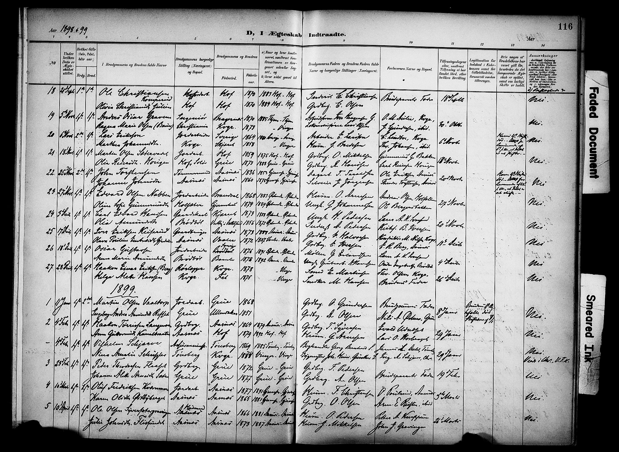 Vinger prestekontor, AV/SAH-PREST-024/H/Ha/Haa/L0016: Parish register (official) no. 16, 1898-1920, p. 116