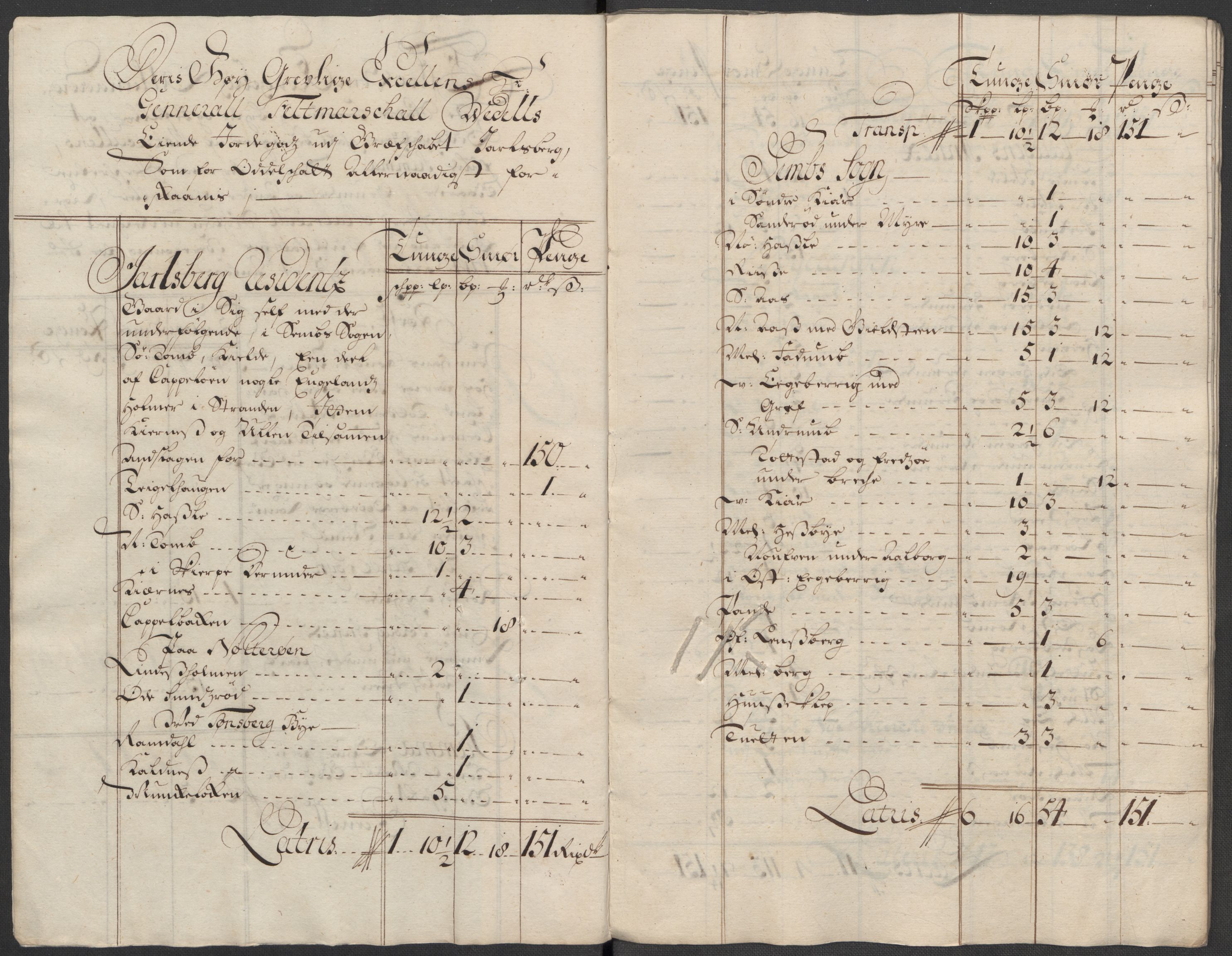 Rentekammeret inntil 1814, Reviderte regnskaper, Fogderegnskap, AV/RA-EA-4092/R32/L1879: Fogderegnskap Jarlsberg grevskap, 1714-1715, p. 171