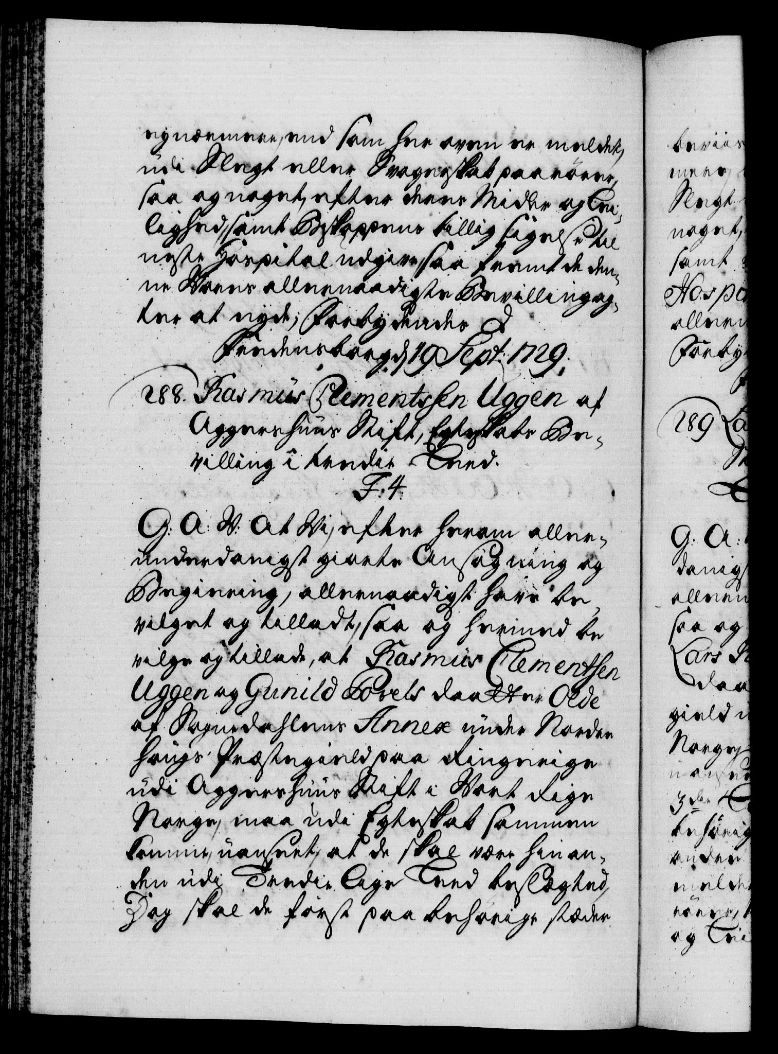 Danske Kanselli 1572-1799, AV/RA-EA-3023/F/Fc/Fca/Fcaa/L0026: Norske registre, 1729-1730, p. 223b