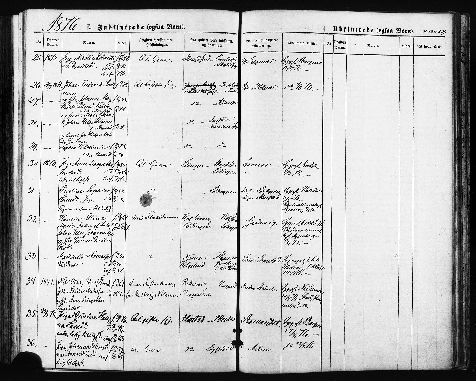 Trondenes sokneprestkontor, AV/SATØ-S-1319/H/Ha/L0013kirke: Parish register (official) no. 13, 1870-1878, p. 301