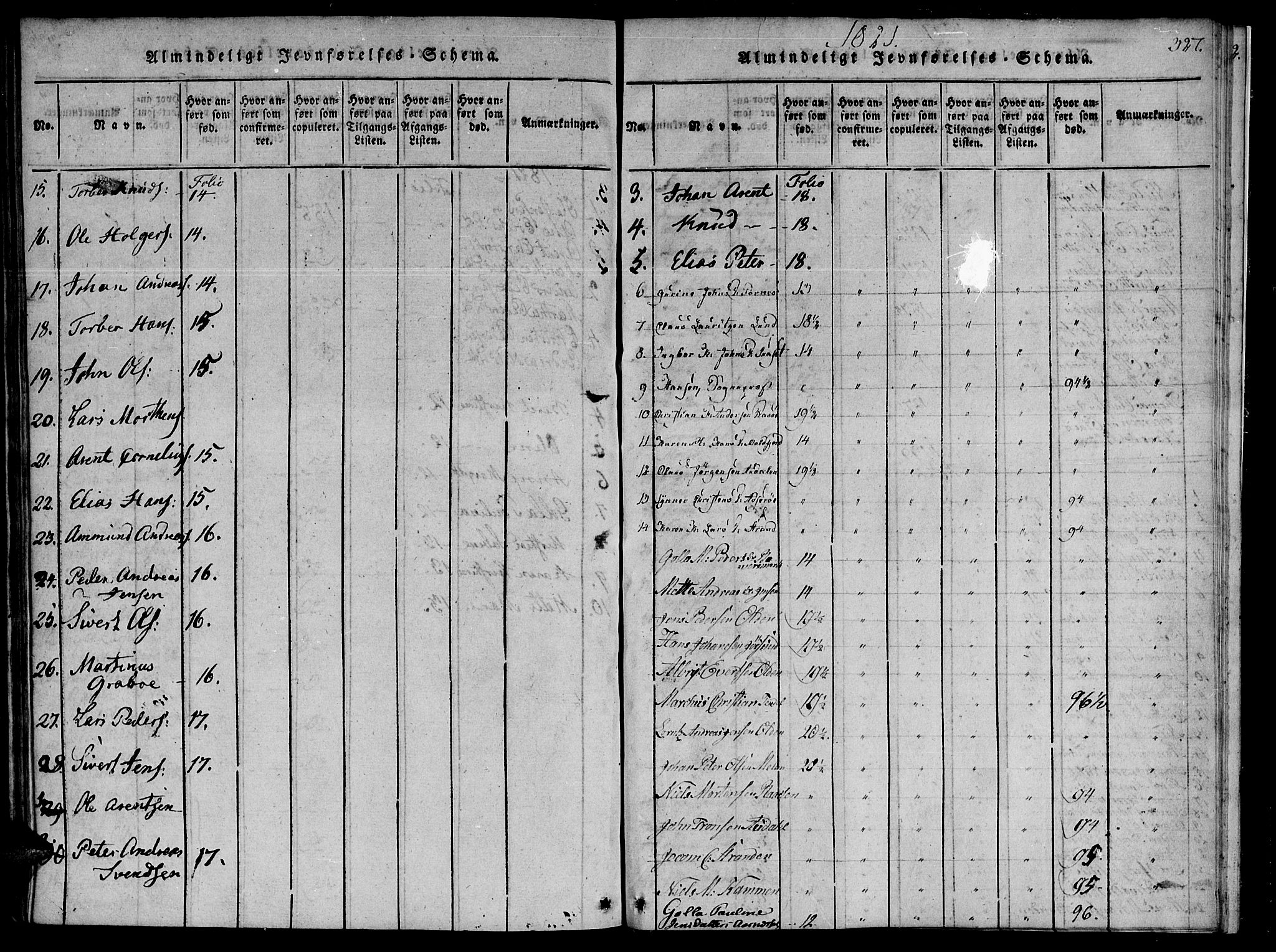 Ministerialprotokoller, klokkerbøker og fødselsregistre - Sør-Trøndelag, SAT/A-1456/655/L0675: Parish register (official) no. 655A04, 1818-1830, p. 327