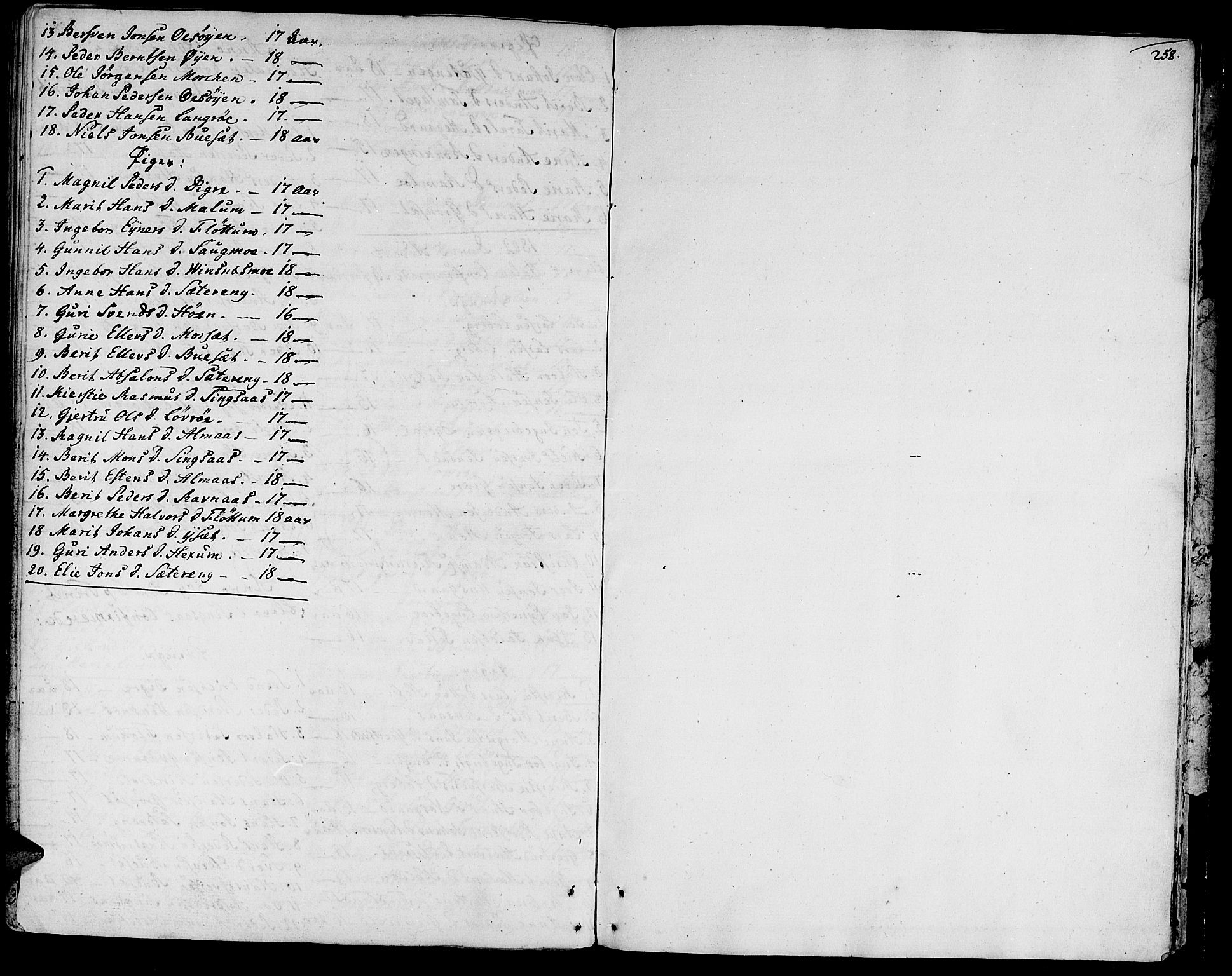 Ministerialprotokoller, klokkerbøker og fødselsregistre - Sør-Trøndelag, AV/SAT-A-1456/685/L0952: Parish register (official) no. 685A01, 1745-1804, p. 258