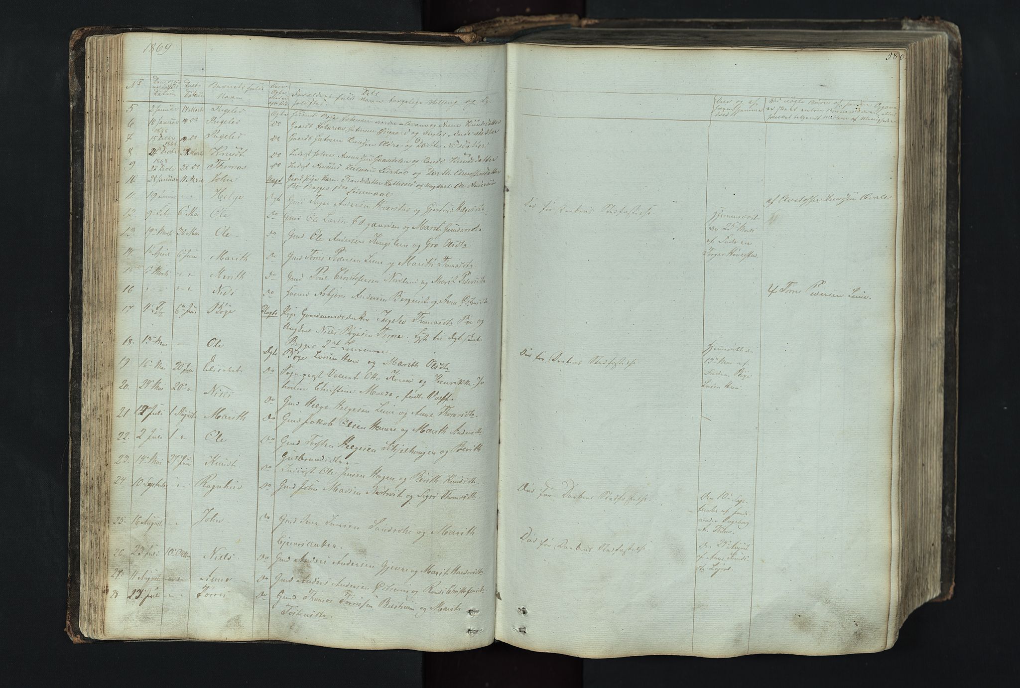 Vang prestekontor, Valdres, SAH/PREST-140/H/Hb/L0004: Parish register (copy) no. 4, 1835-1892, p. 58