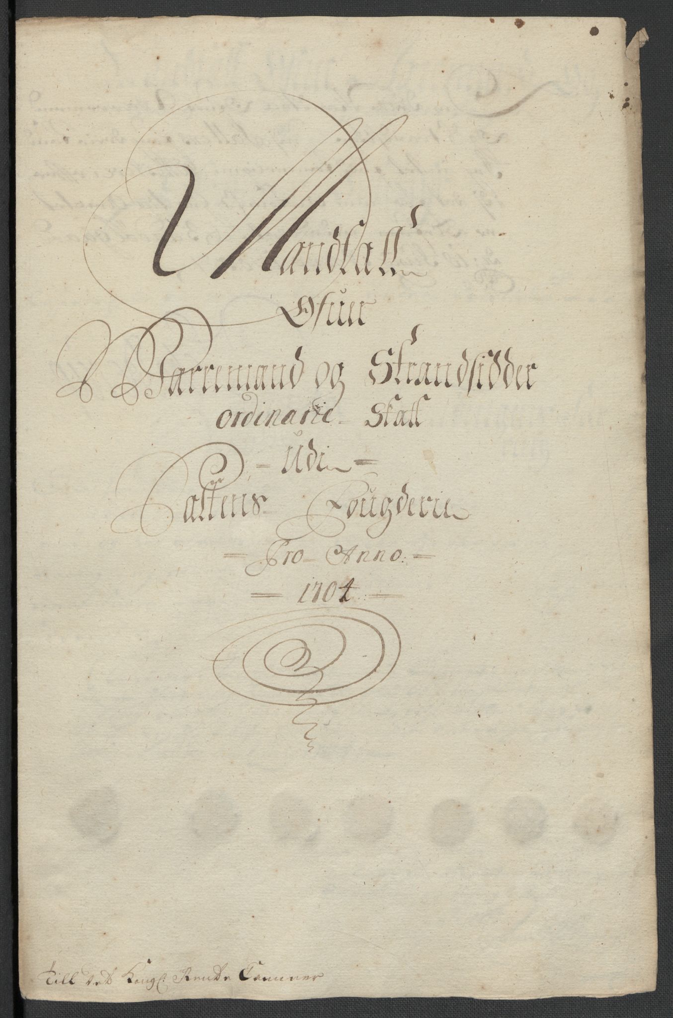 Rentekammeret inntil 1814, Reviderte regnskaper, Fogderegnskap, AV/RA-EA-4092/R66/L4580: Fogderegnskap Salten, 1701-1706, p. 292