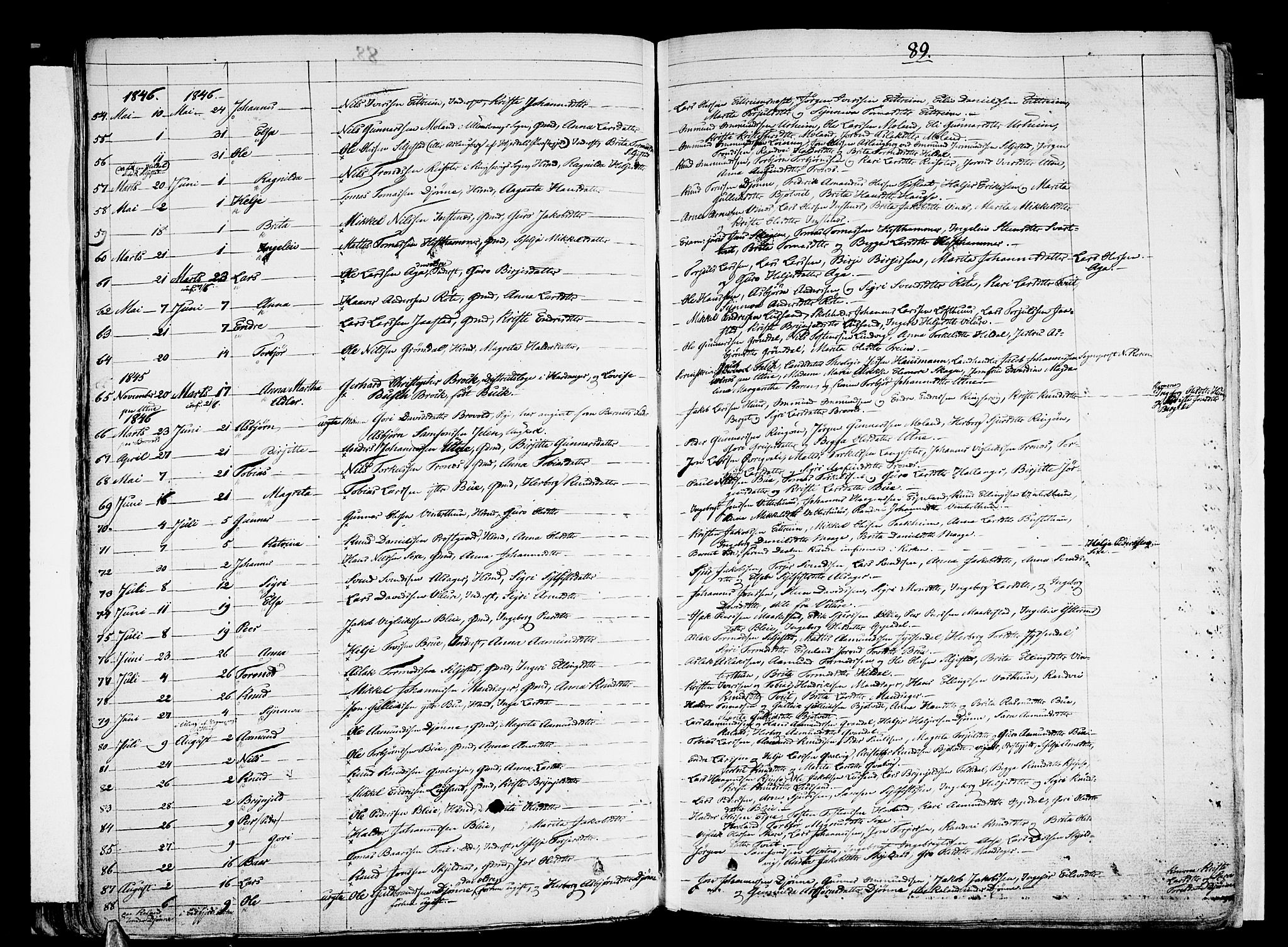 Ullensvang sokneprestembete, AV/SAB-A-78701/H/Haa: Parish register (official) no. A 10, 1825-1853, p. 89