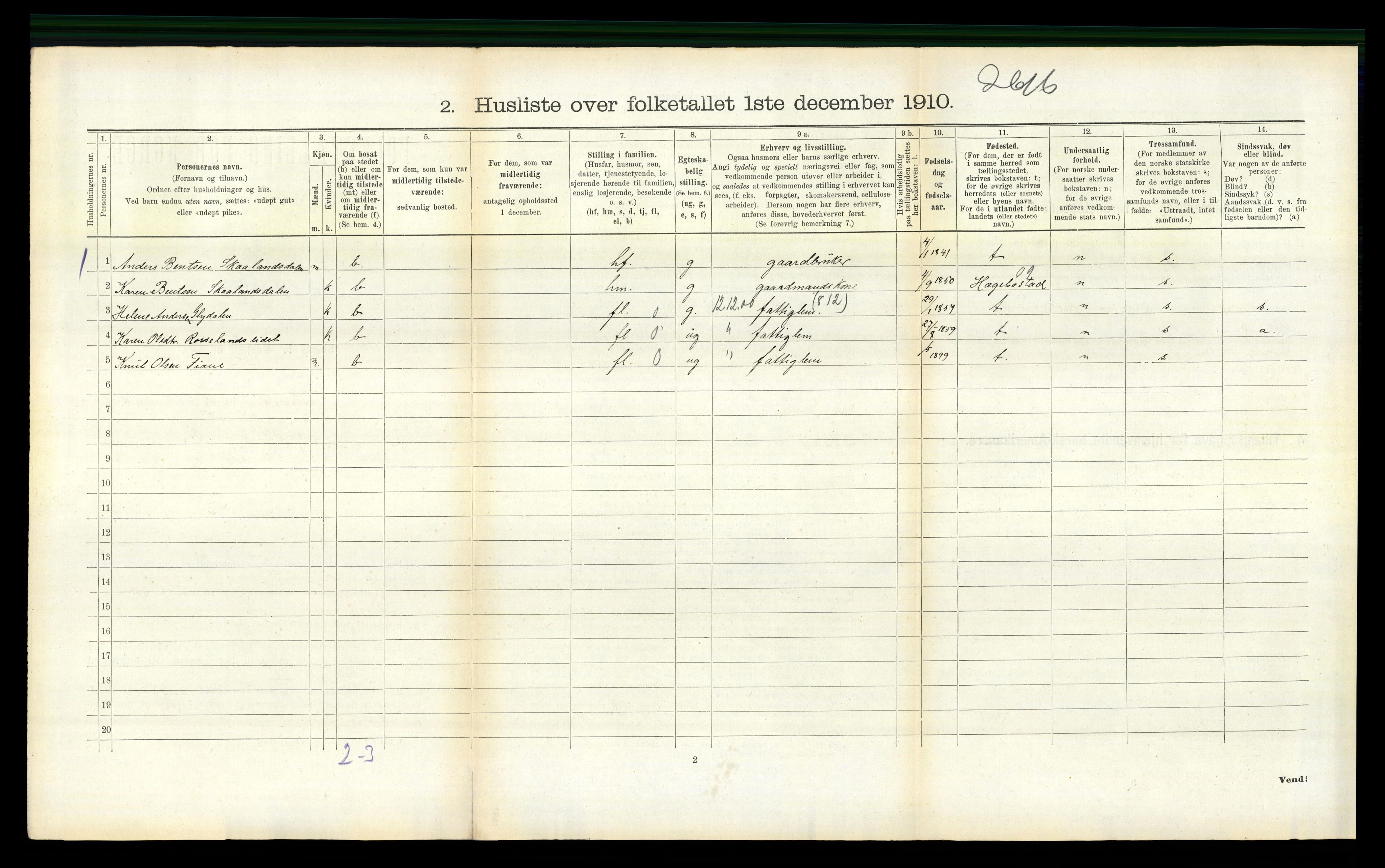 RA, 1910 census for Holt, 1910, p. 713