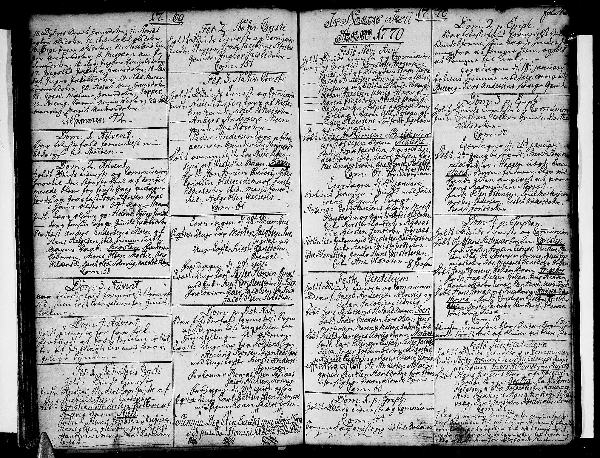 Ministerialprotokoller, klokkerbøker og fødselsregistre - Nordland, SAT/A-1459/852/L0735: Parish register (official) no. 852A05, 1762-1820, p. 43