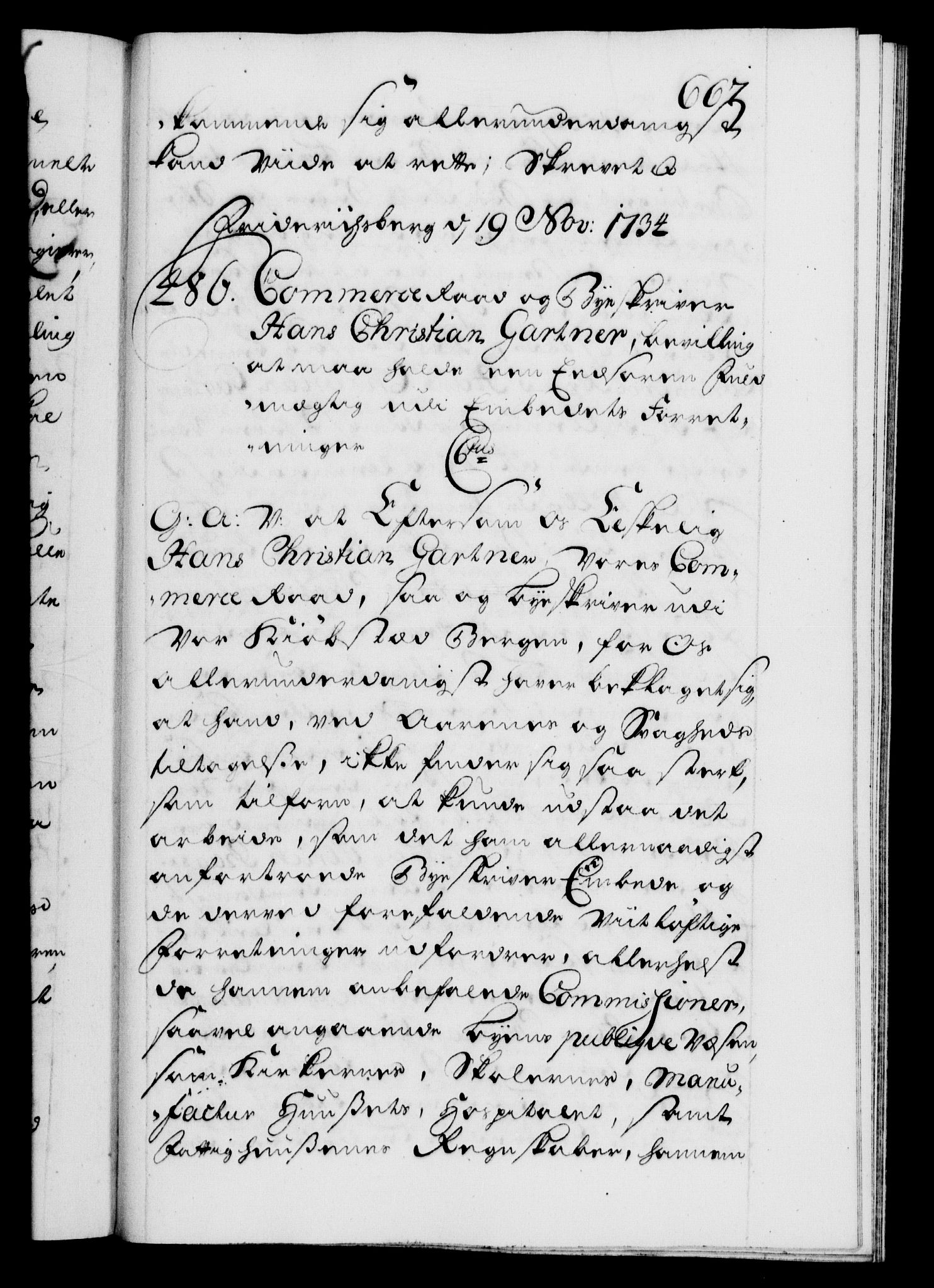 Danske Kanselli 1572-1799, AV/RA-EA-3023/F/Fc/Fca/Fcaa/L0028: Norske registre, 1733-1734, p. 667a