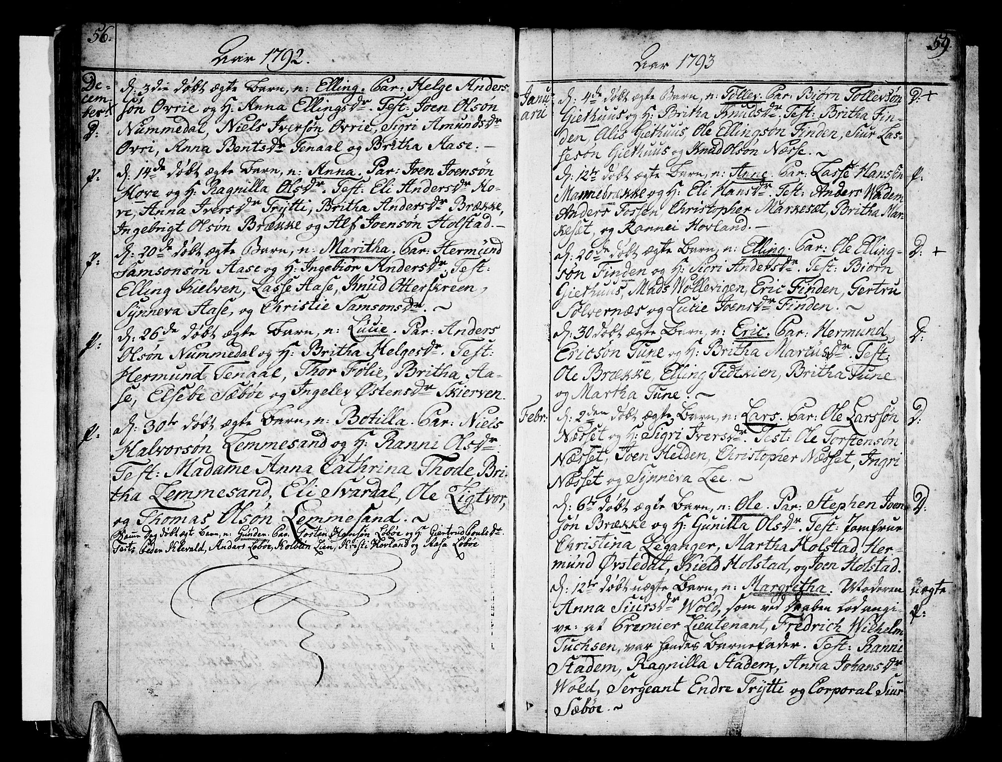 Vik sokneprestembete, SAB/A-81501: Parish register (official) no. A 5, 1787-1820, p. 58-59