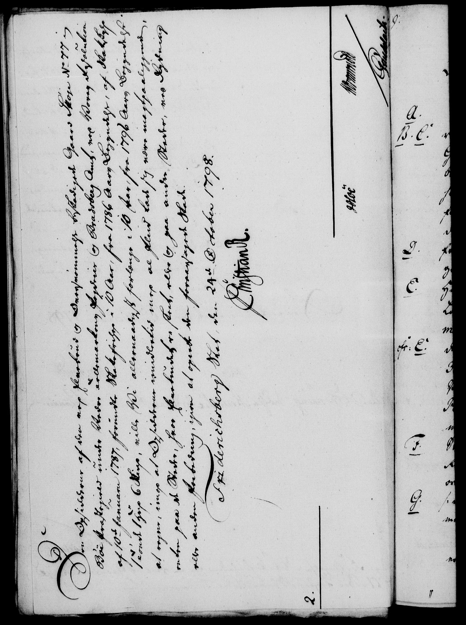 Rentekammeret, Kammerkanselliet, RA/EA-3111/G/Gf/Gfa/L0080: Norsk relasjons- og resolusjonsprotokoll (merket RK 52.80), 1798, p. 564