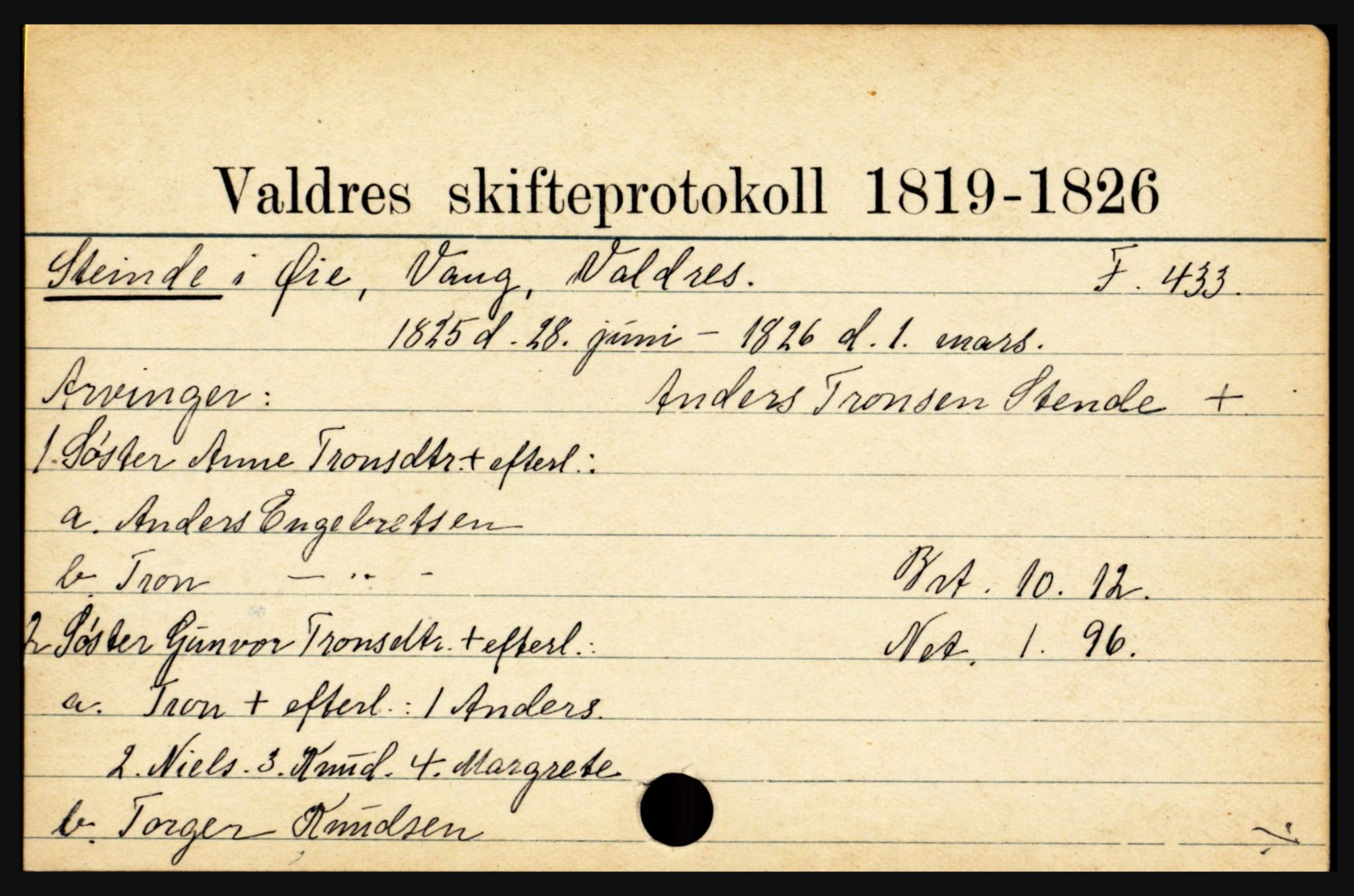 Valdres sorenskriveri, SAH/TING-016/J, 1659-1903, p. 12813