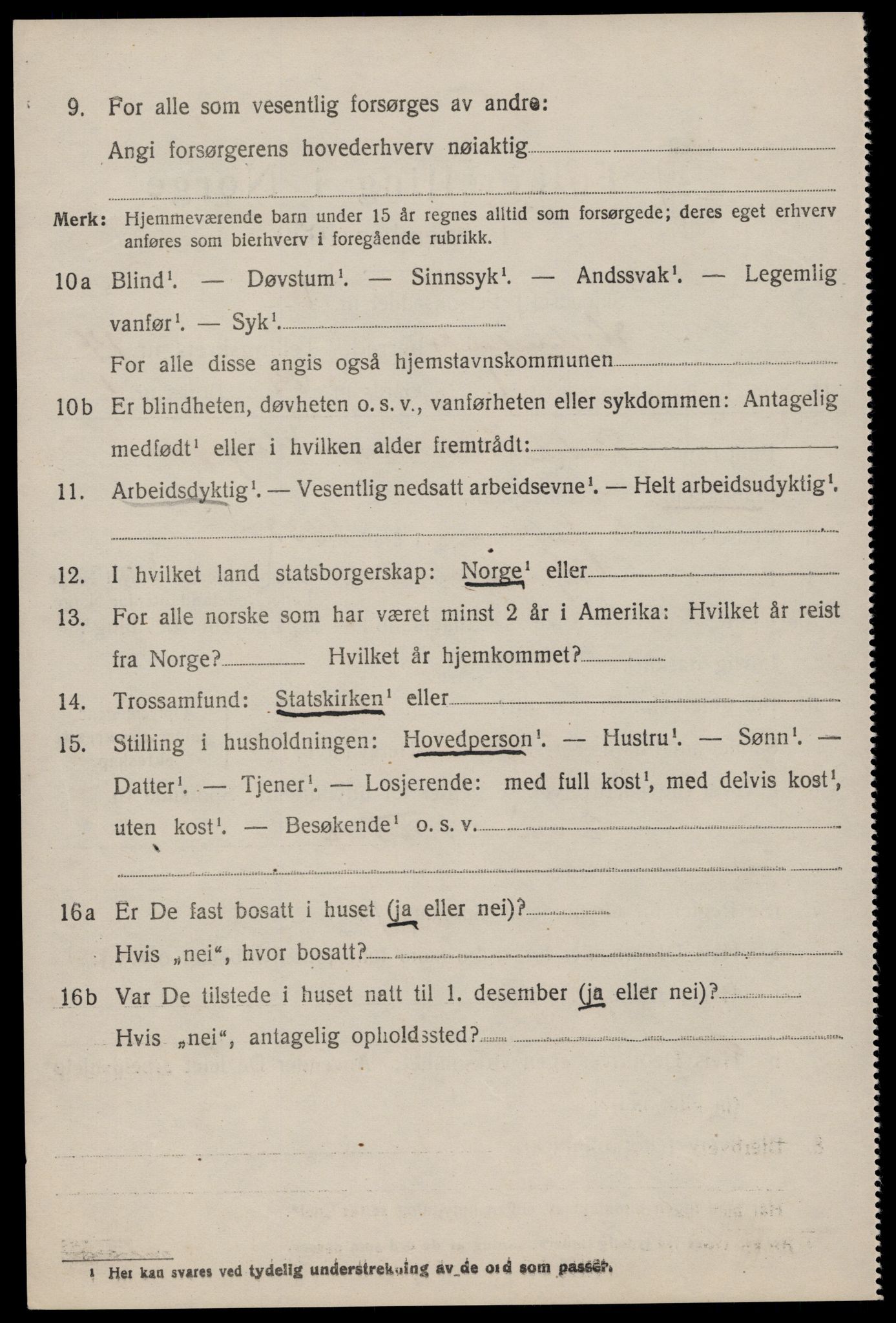 SAST, 1920 census for Hjelmeland, 1920, p. 4420