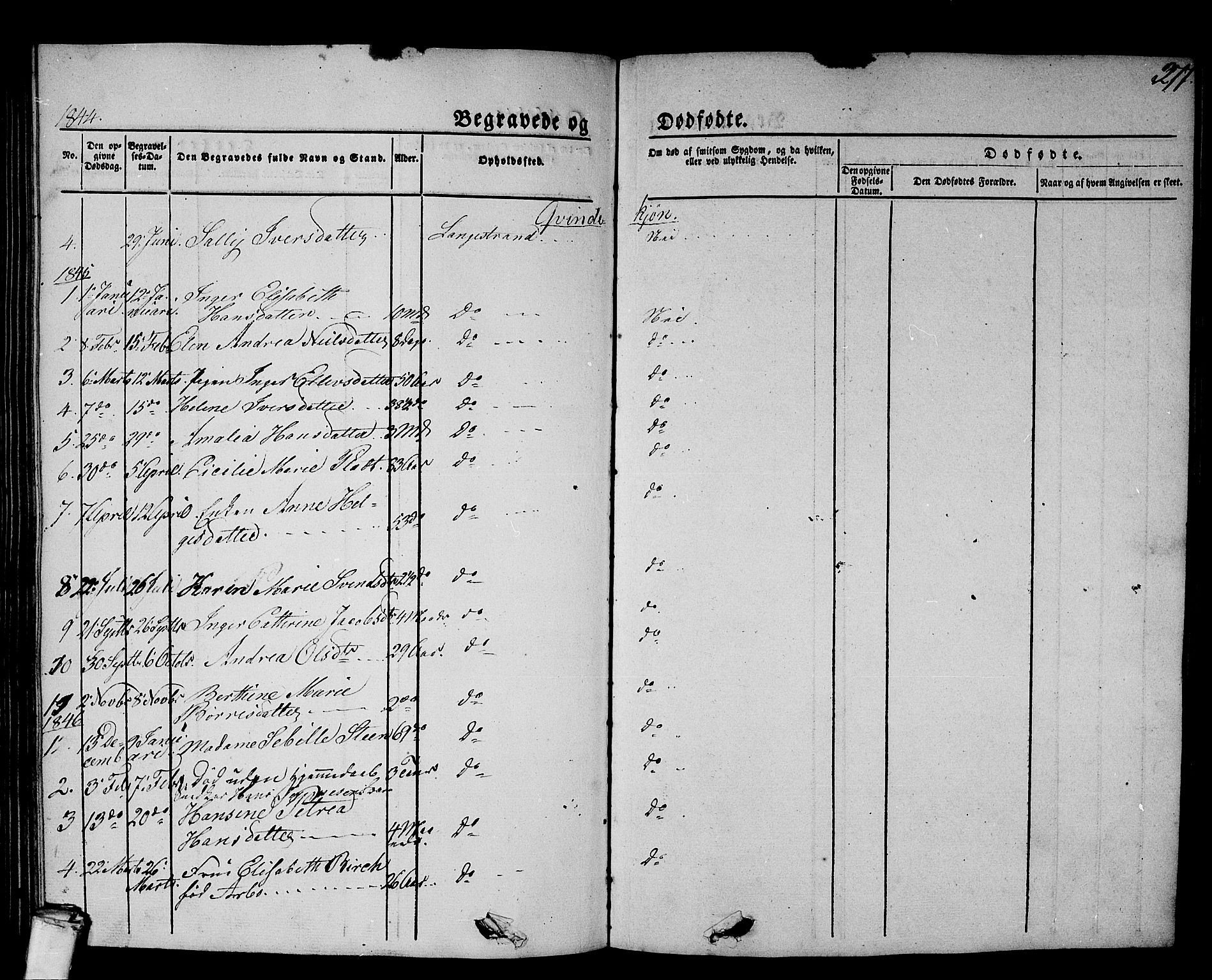 Larvik kirkebøker, AV/SAKO-A-352/G/Gb/L0002: Parish register (copy) no. II 2, 1843-1866, p. 277