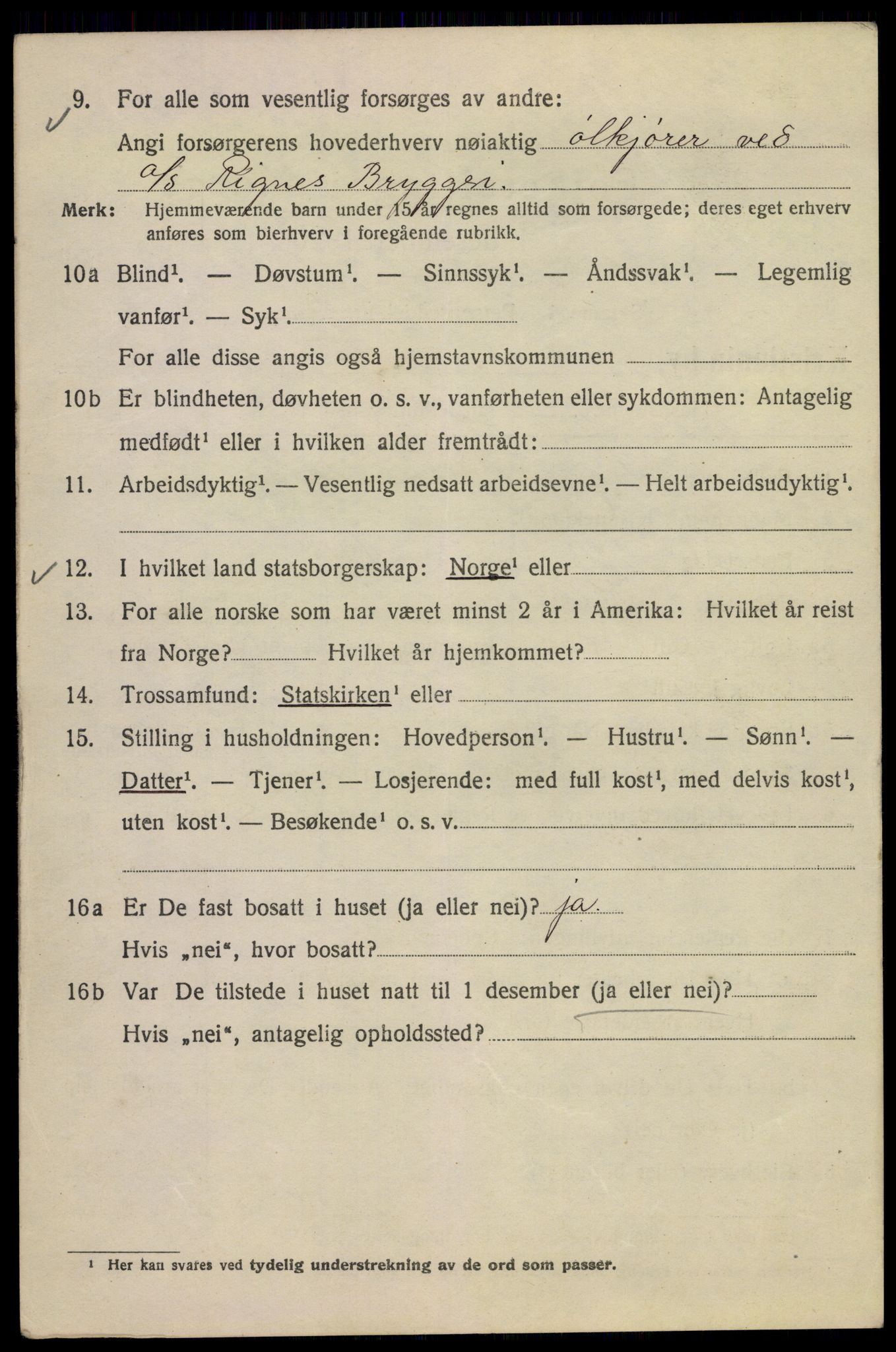 SAO, 1920 census for Kristiania, 1920, p. 644710