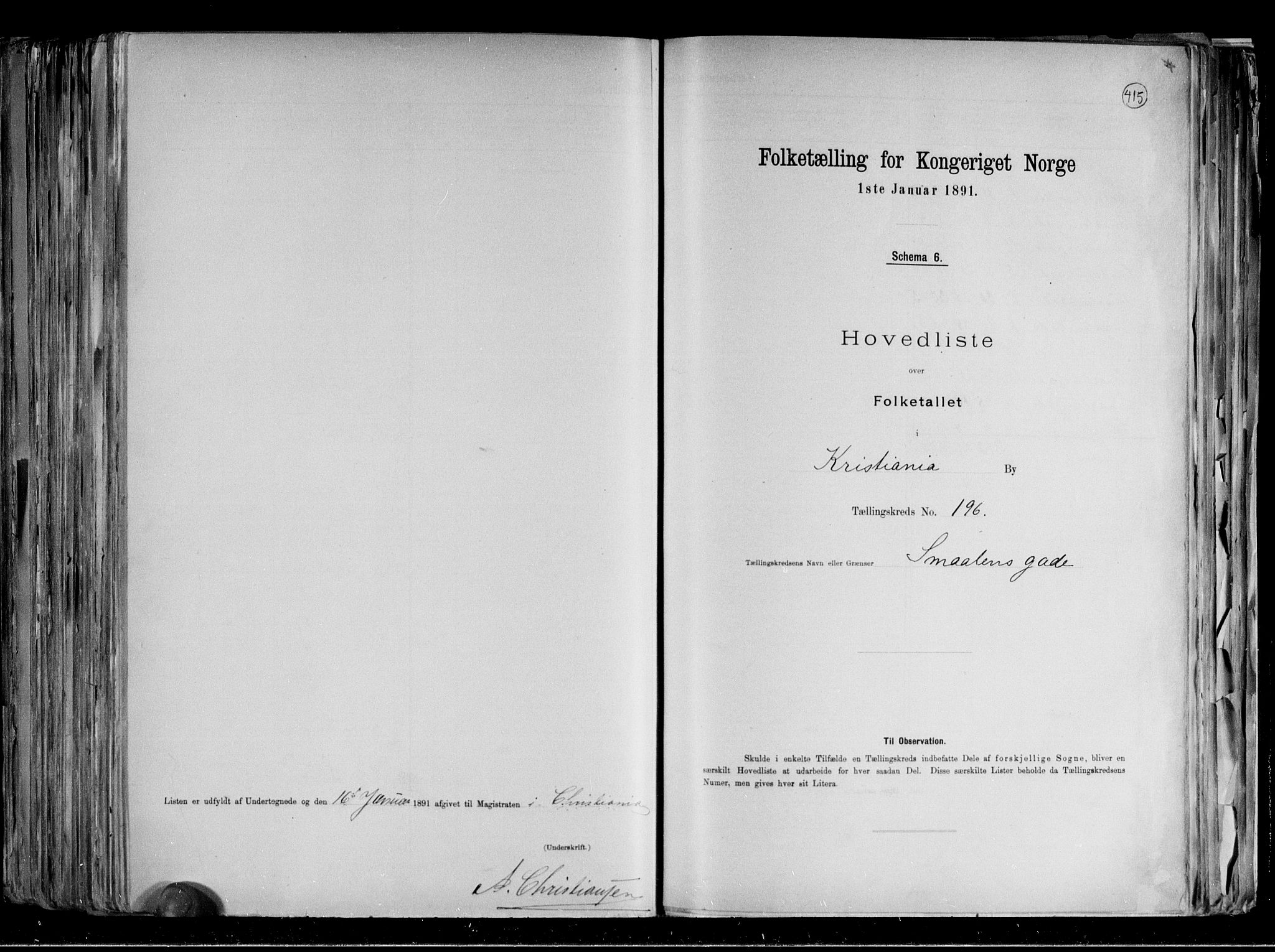 RA, 1891 census for 0301 Kristiania, 1891, p. 107583