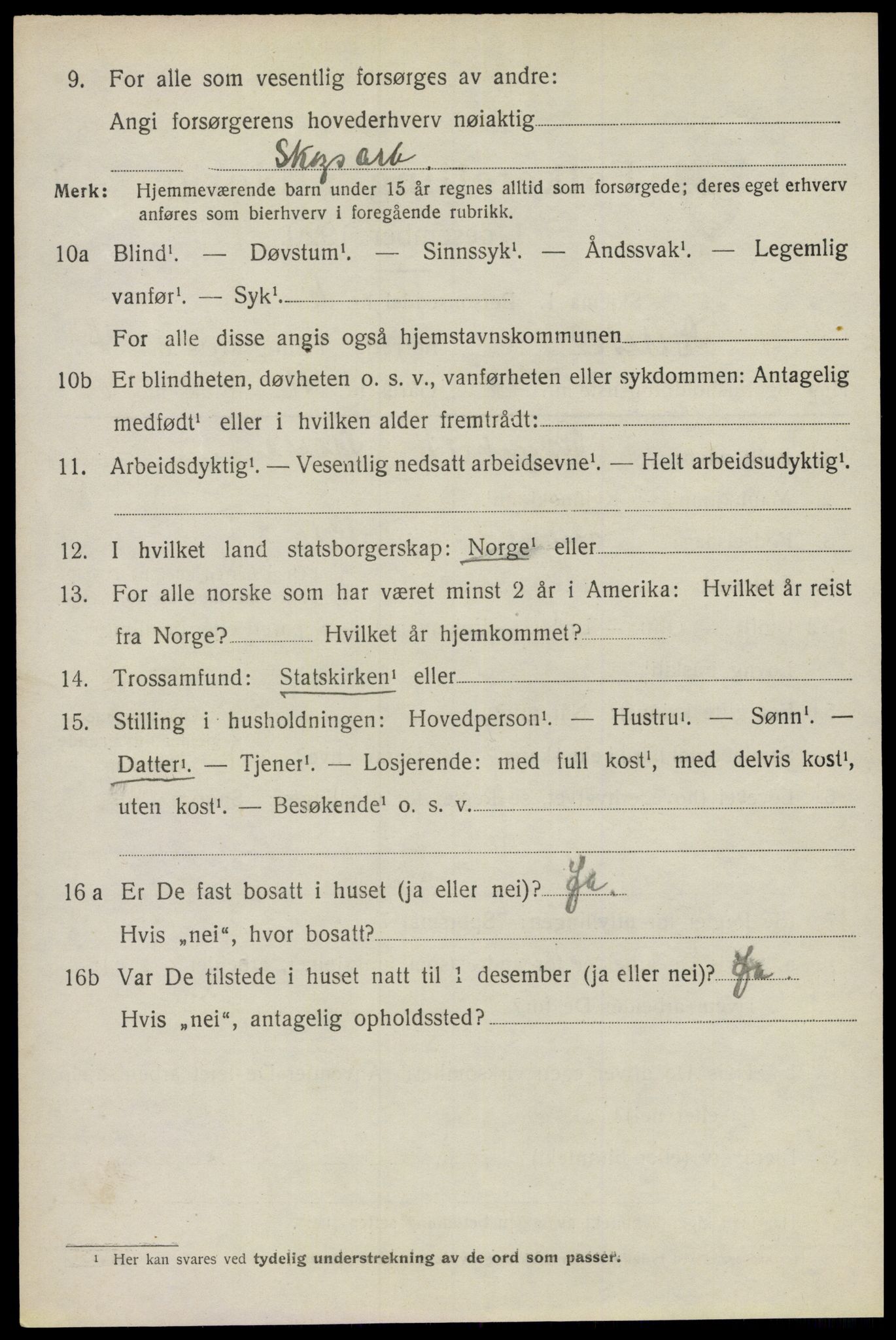 SAO, 1920 census for Nittedal, 1920, p. 5555