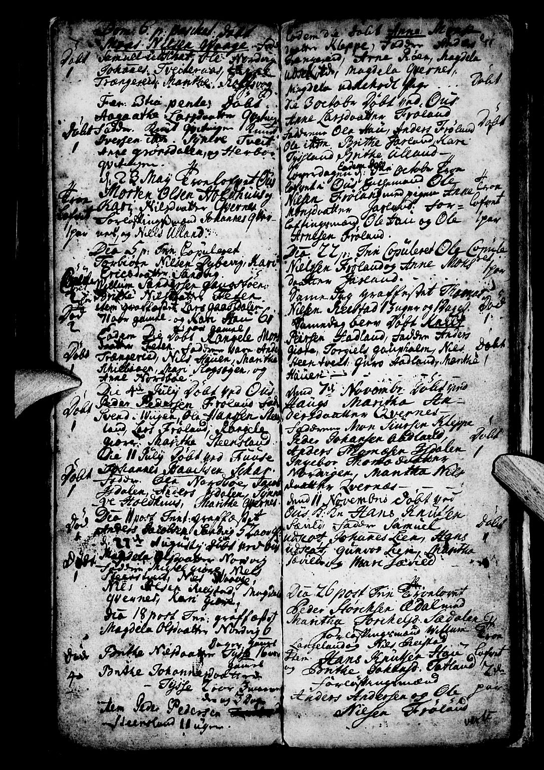 Os sokneprestembete, SAB/A-99929: Parish register (official) no. A 4, 1669-1760, p. 81