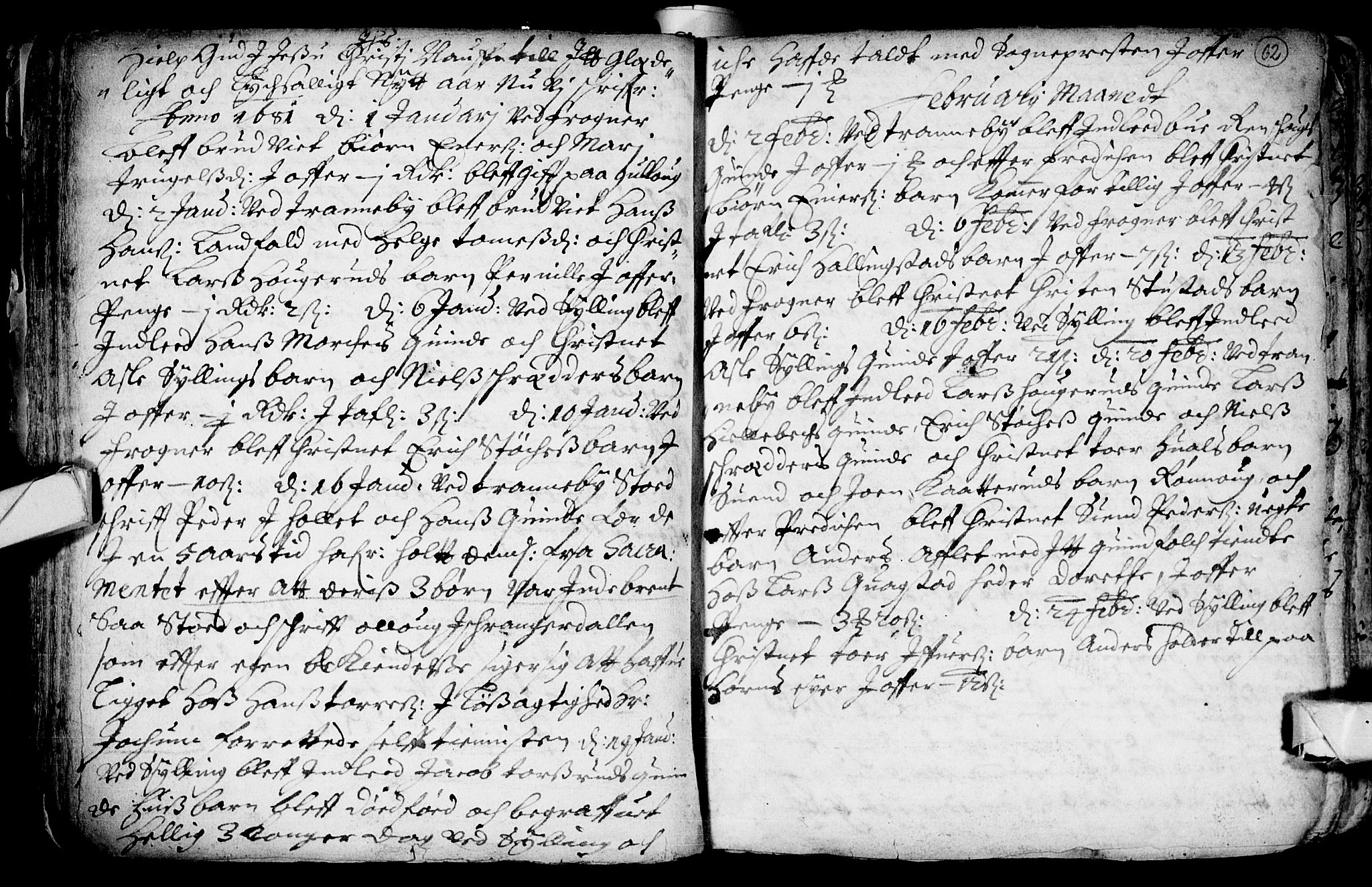 Lier kirkebøker, AV/SAKO-A-230/F/Fa/L0001: Parish register (official) no. I 1, 1672-1701, p. 62