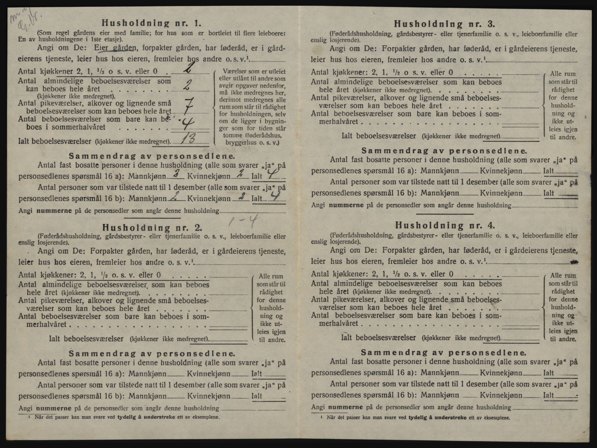 SAT, 1920 census for Hegra, 1920, p. 993