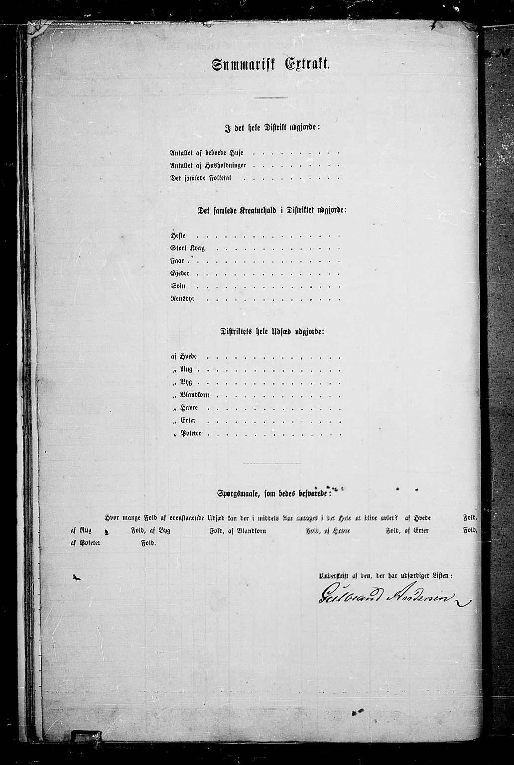 RA, 1865 census for Land, 1865, p. 27