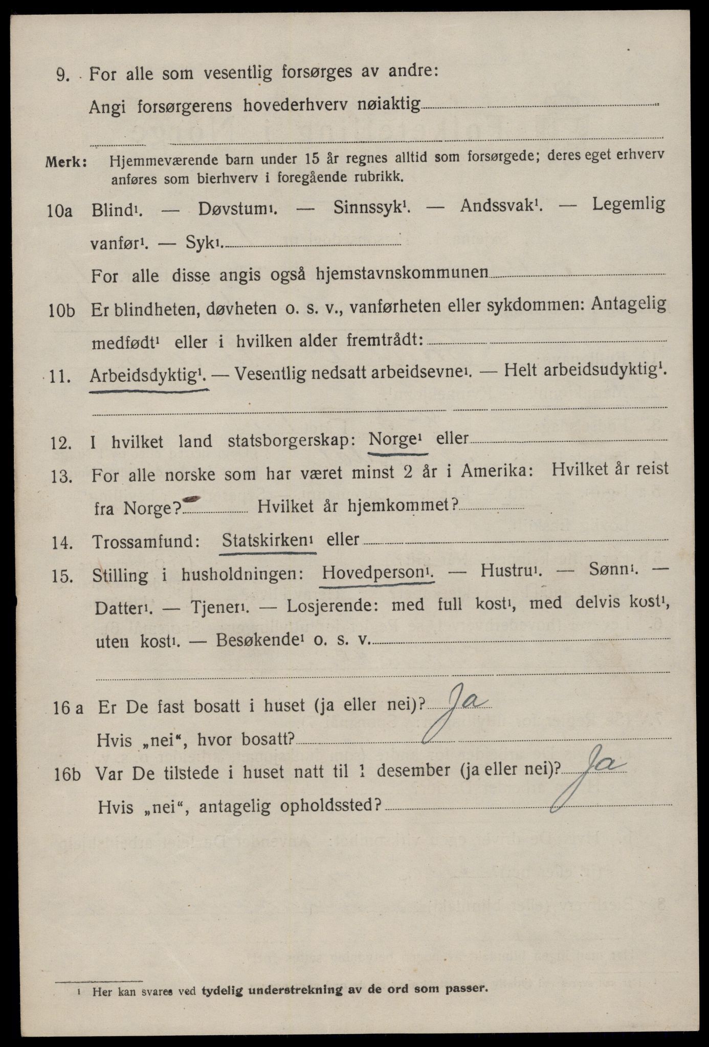 SAKO, 1920 census for Nissedal, 1920, p. 836