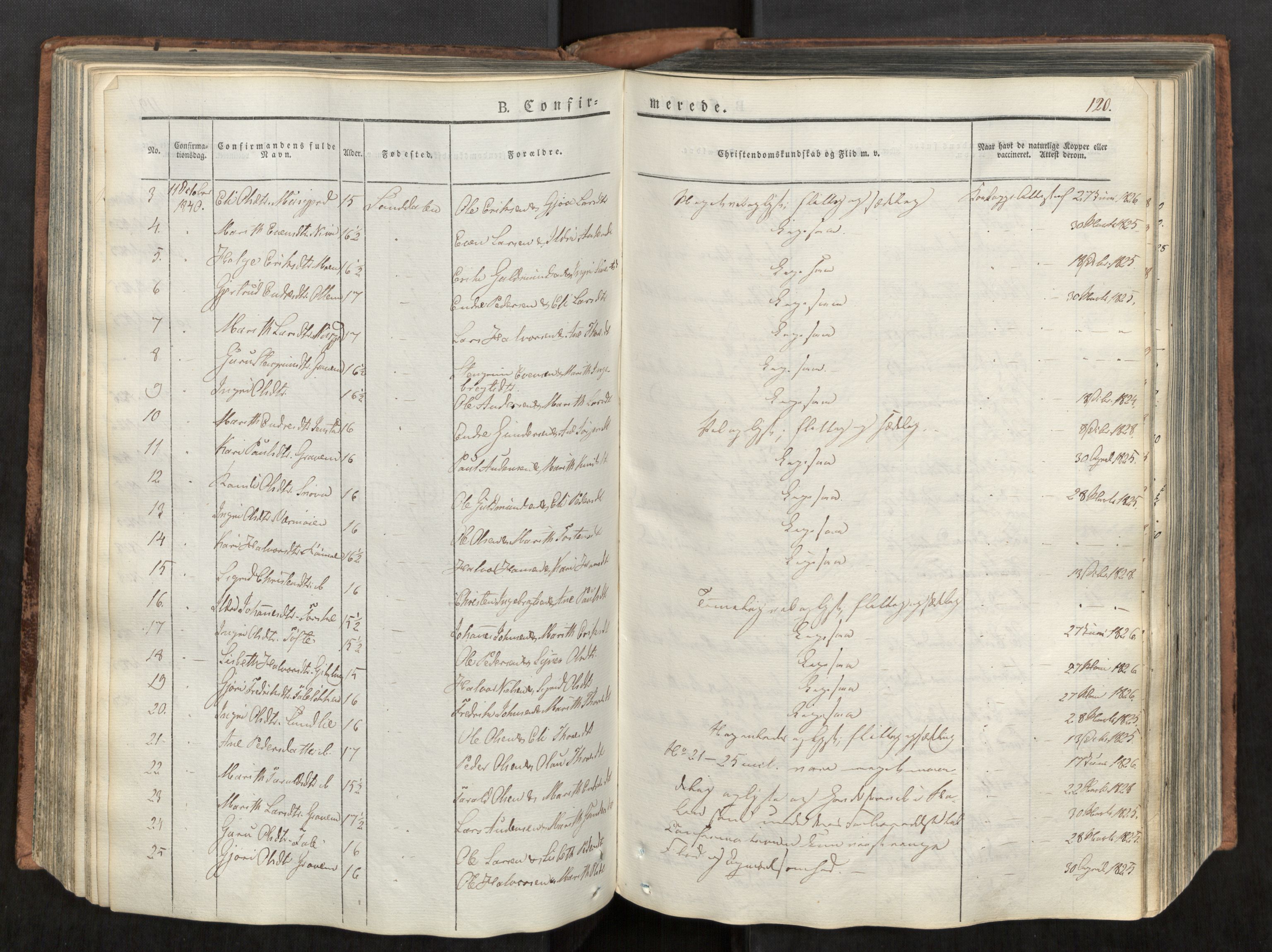 Ministerialprotokoller, klokkerbøker og fødselsregistre - Møre og Romsdal, AV/SAT-A-1454/590/L1012: Parish register (official) no. 590A04, 1832-1846, p. 120