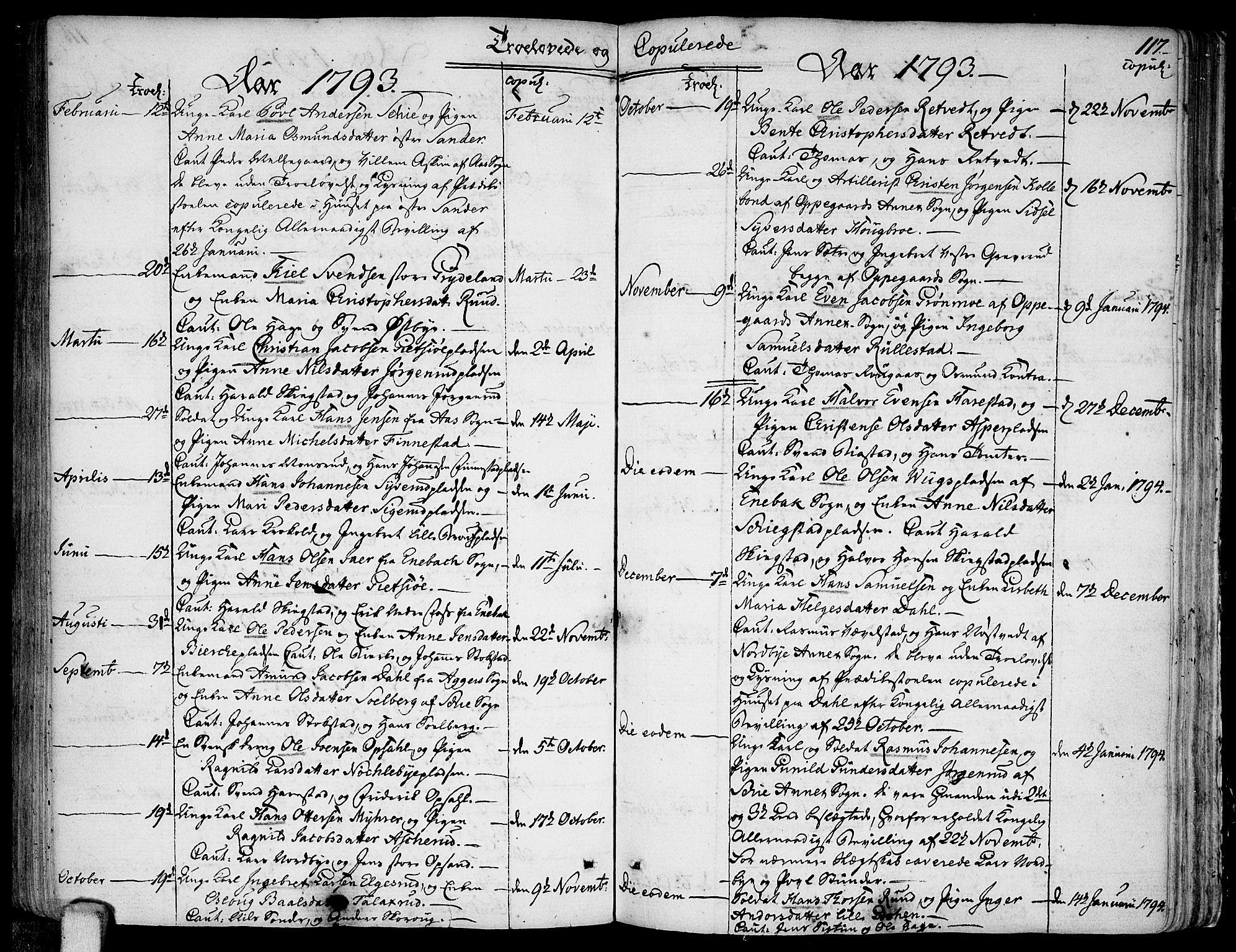 Kråkstad prestekontor Kirkebøker, SAO/A-10125a/F/Fa/L0002: Parish register (official) no. I 2, 1786-1814, p. 117