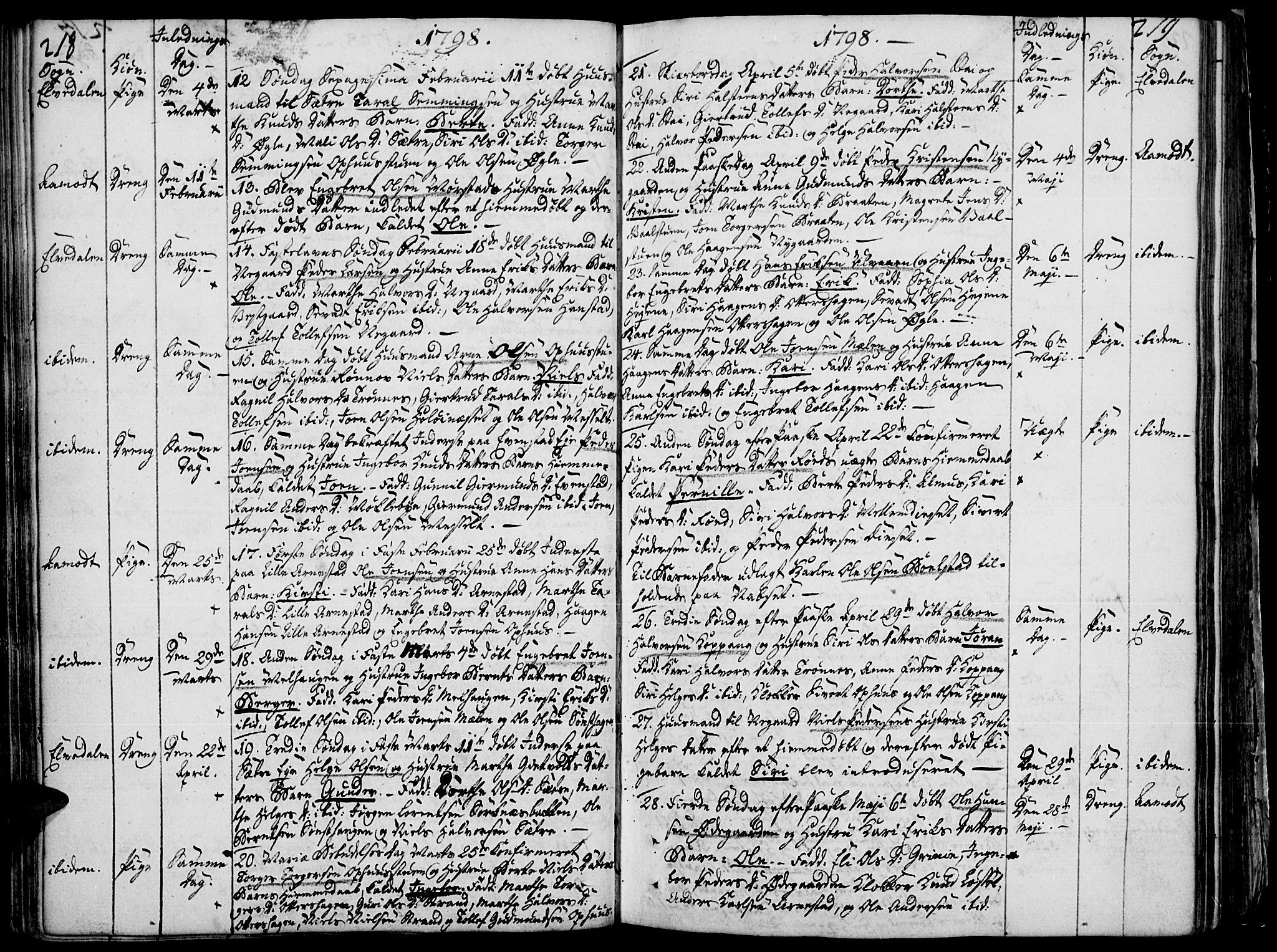 Åmot prestekontor, Hedmark, SAH/PREST-056/H/Ha/Haa/L0003: Parish register (official) no. 3, 1780-1810, p. 218-219