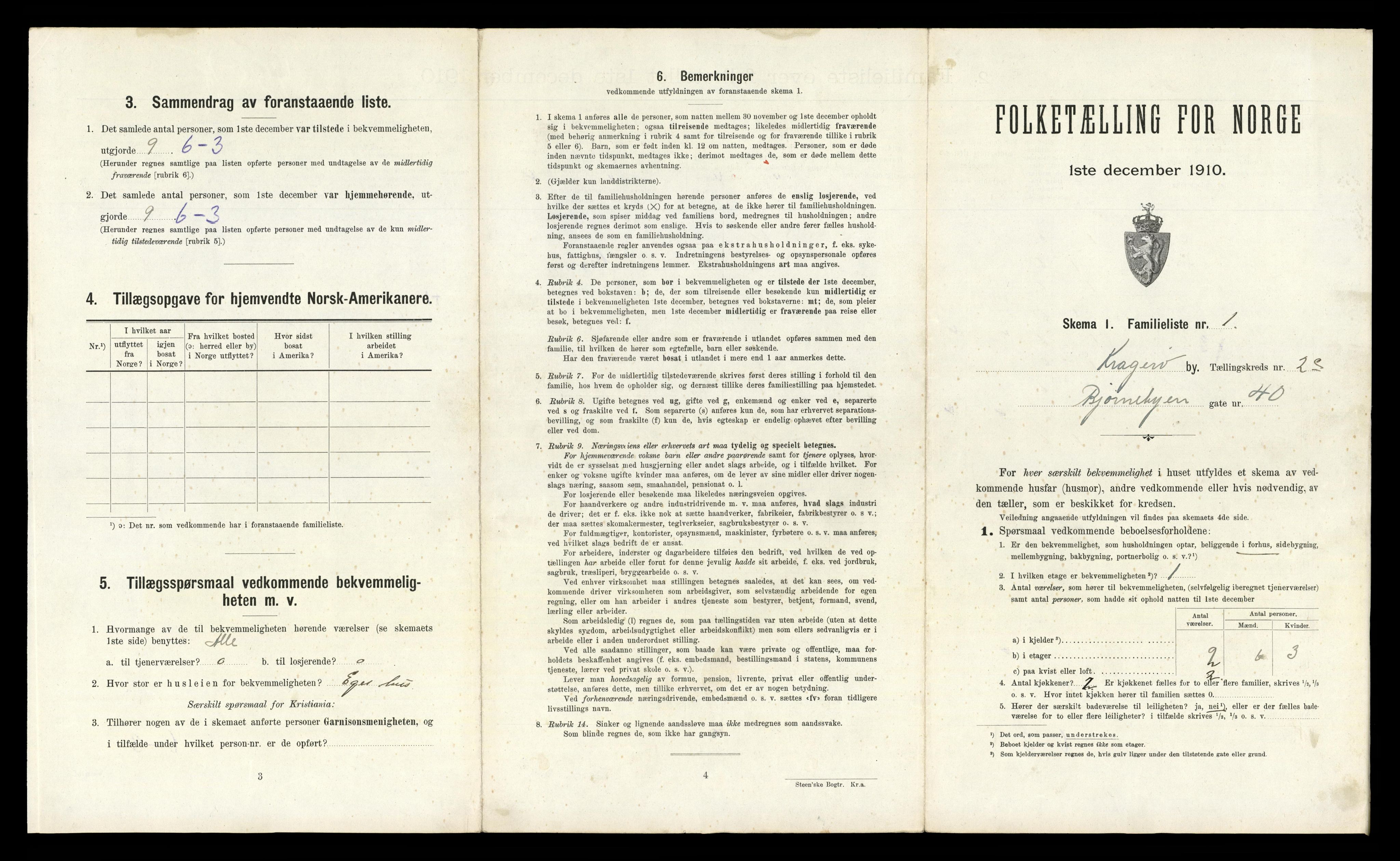 RA, 1910 census for Kragerø, 1910, p. 2700