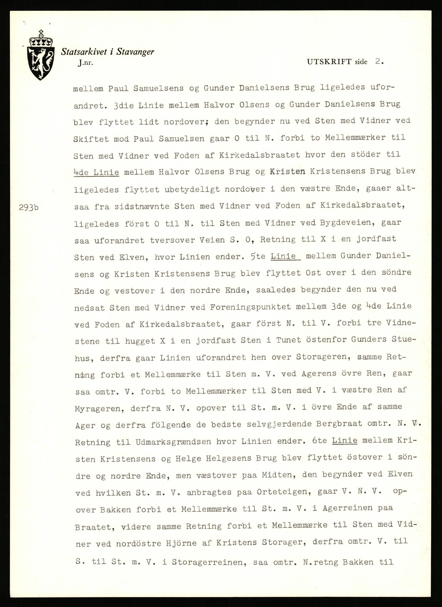 Statsarkivet i Stavanger, AV/SAST-A-101971/03/Y/Yj/L0042: Avskrifter sortert etter gårdsnavn: Høle - Håland vestre, 1750-1930, p. 240