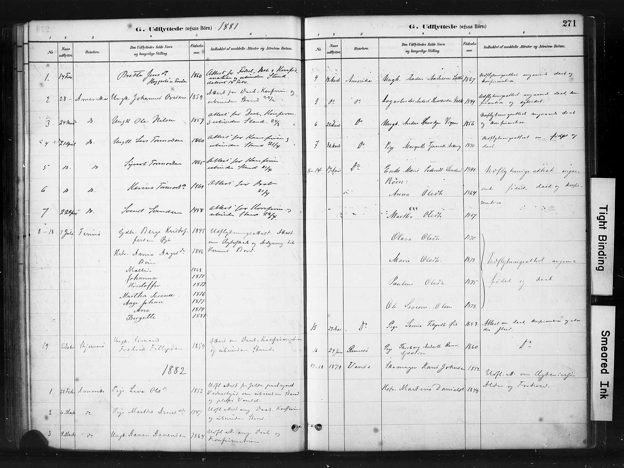 Hjelmeland sokneprestkontor, AV/SAST-A-101843/01/IV/L0014: Parish register (official) no. A 14, 1879-1900, p. 271