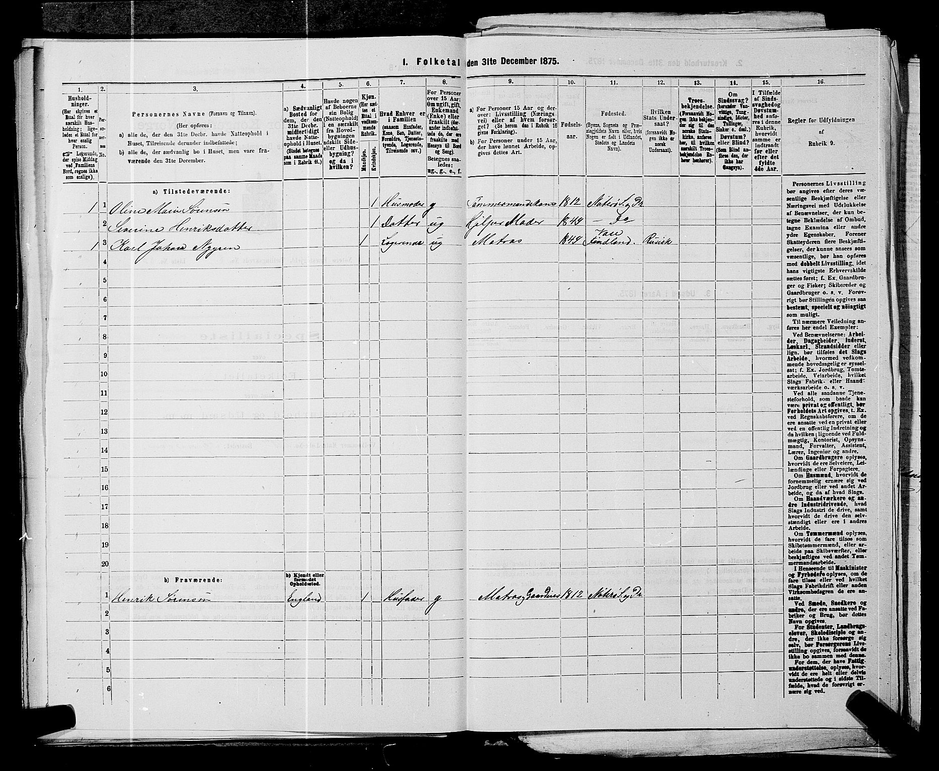 SAKO, 1875 census for 0722P Nøtterøy, 1875, p. 1714