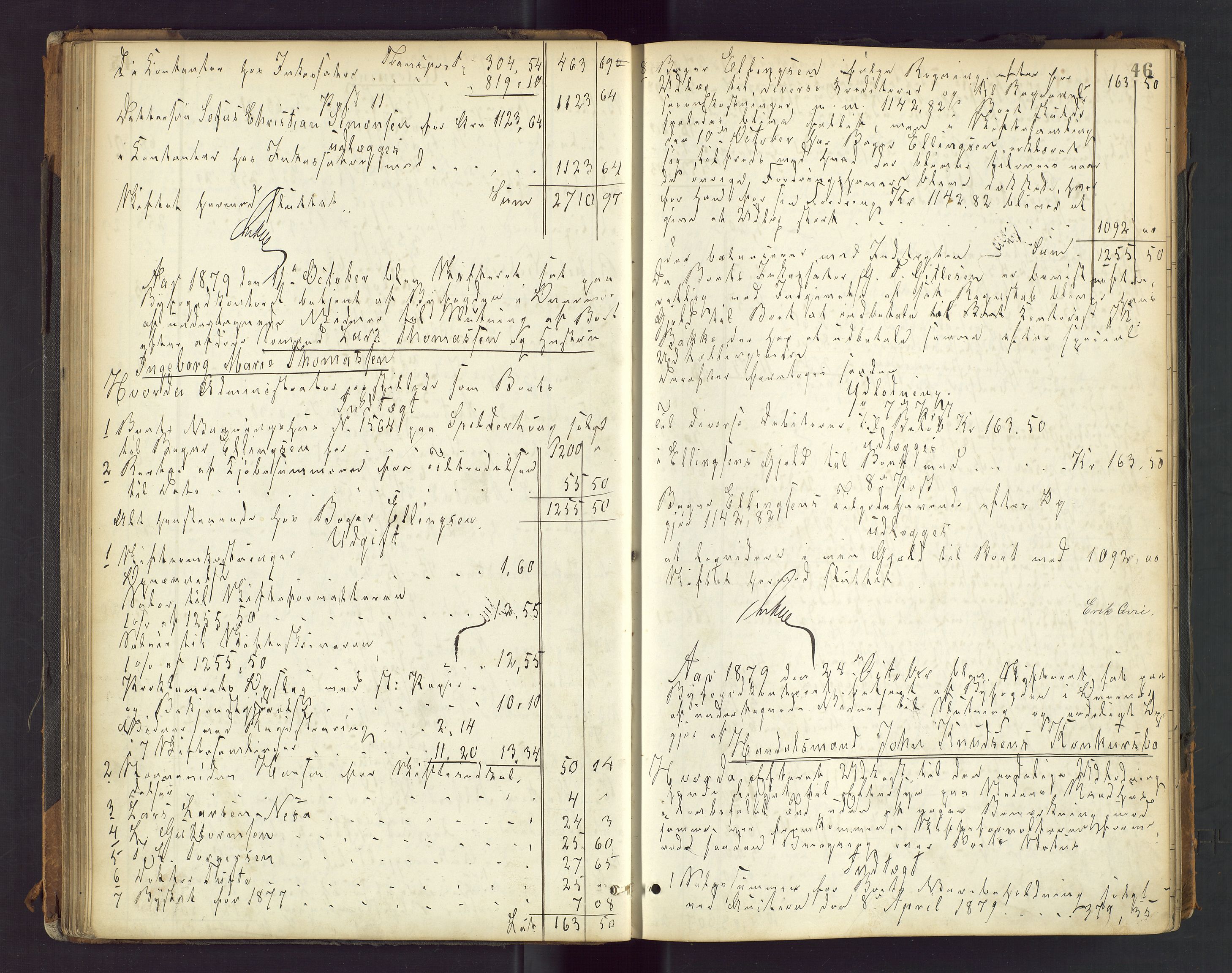 Stavanger byfogd, AV/SAST-A-101408/001/5/50/503BD/L0003: Skifteutlodningsprotokoll, 1878-1885, p. 46