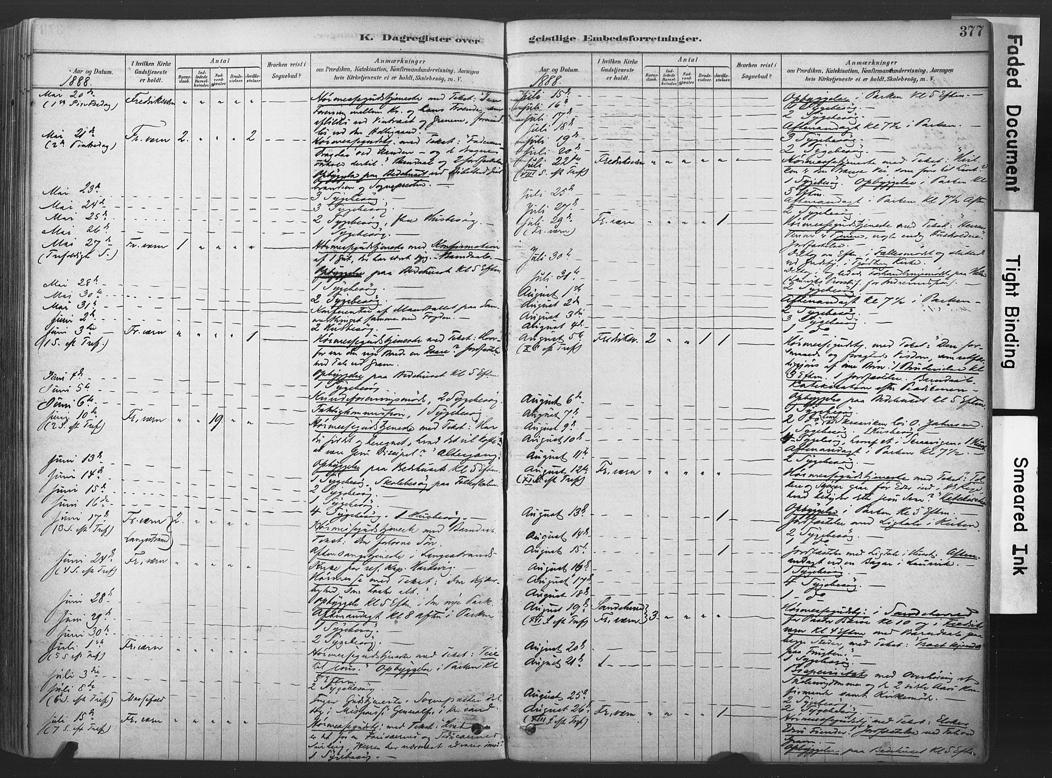 Stavern kirkebøker, SAKO/A-318/F/Fa/L0008: Parish register (official) no. 8, 1878-1905, p. 377