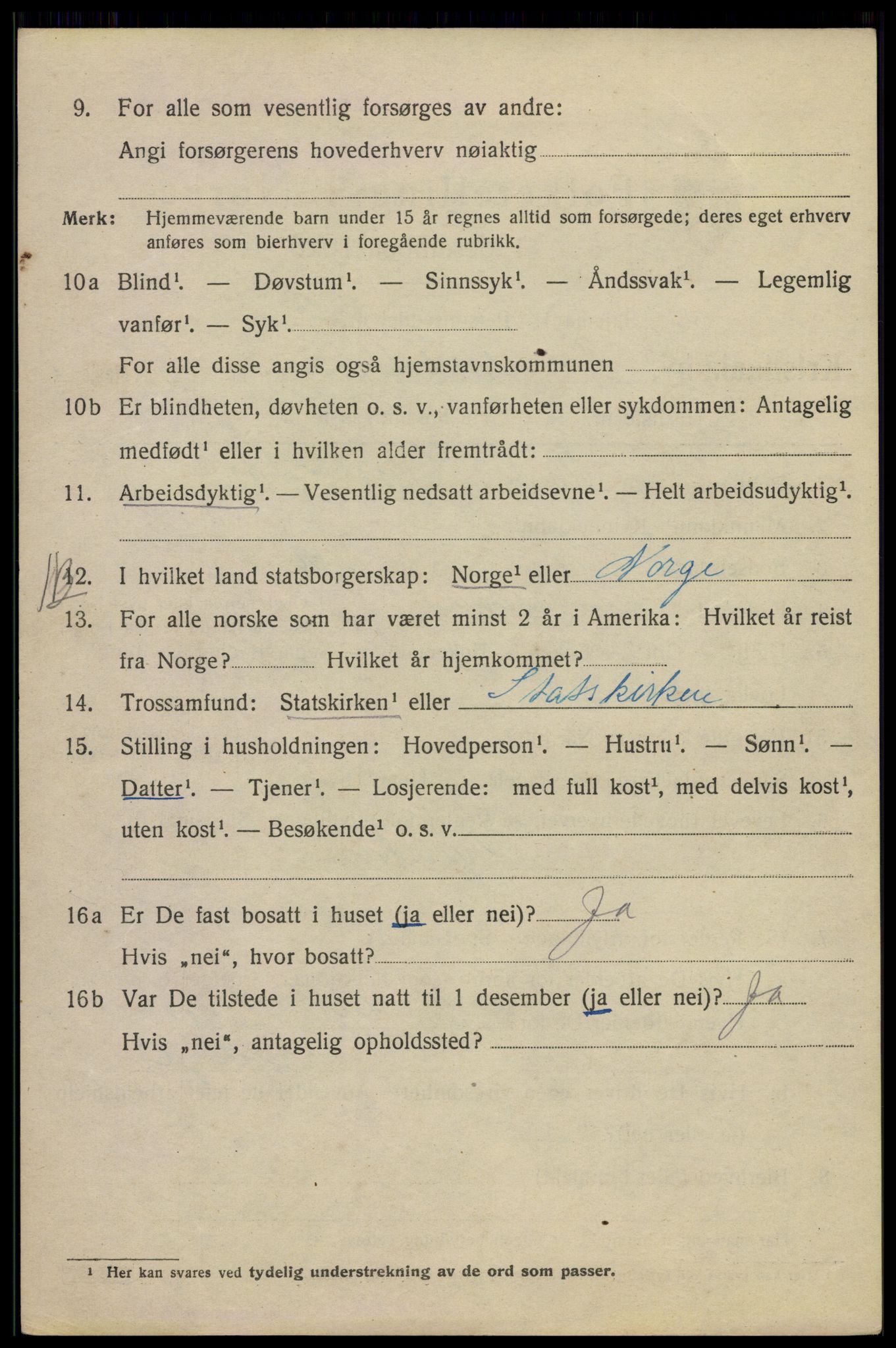 SAO, 1920 census for Kristiania, 1920, p. 604306