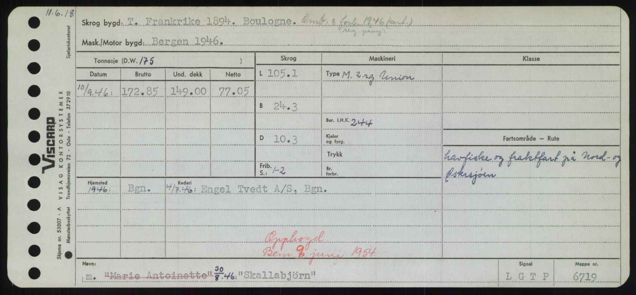 Sjøfartsdirektoratet med forløpere, Skipsmålingen, AV/RA-S-1627/H/Hd/L0034: Fartøy, Sk-Slå, p. 37