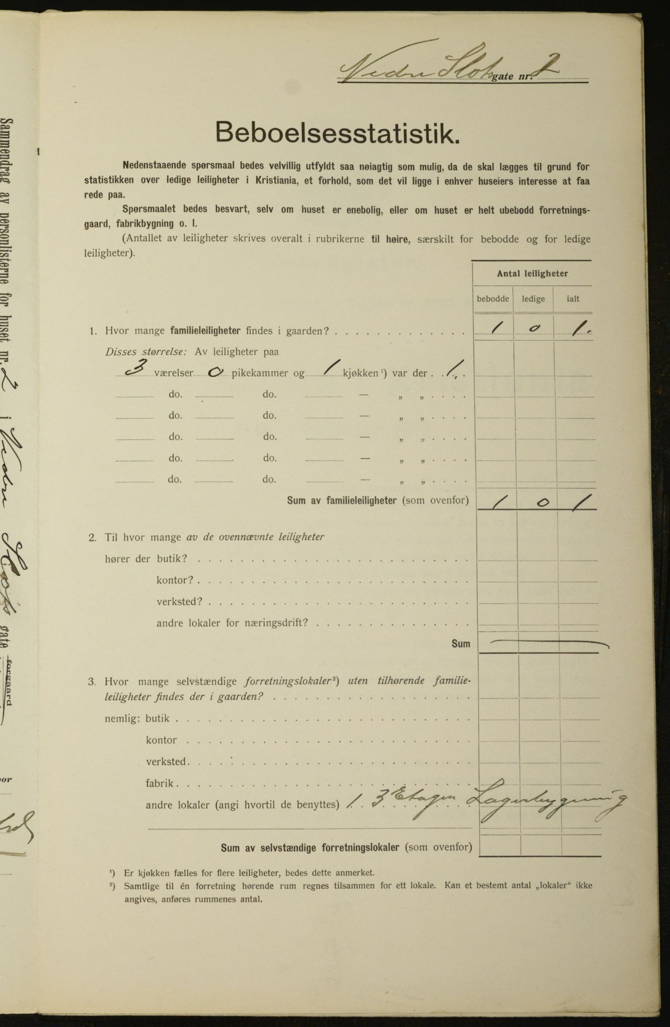 OBA, Municipal Census 1912 for Kristiania, 1912, p. 70019