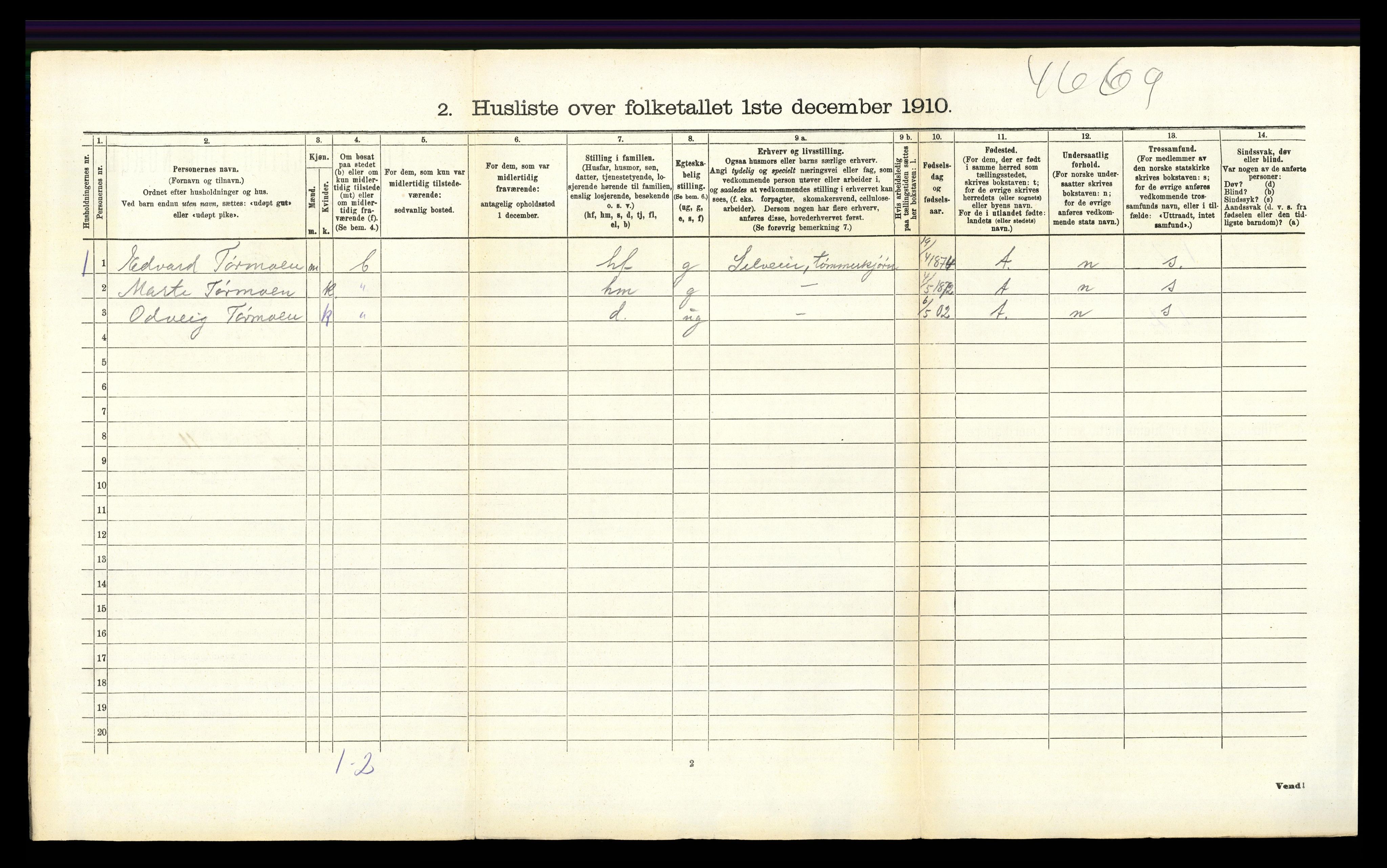 RA, 1910 census for Stor-Elvdal, 1910, p. 806