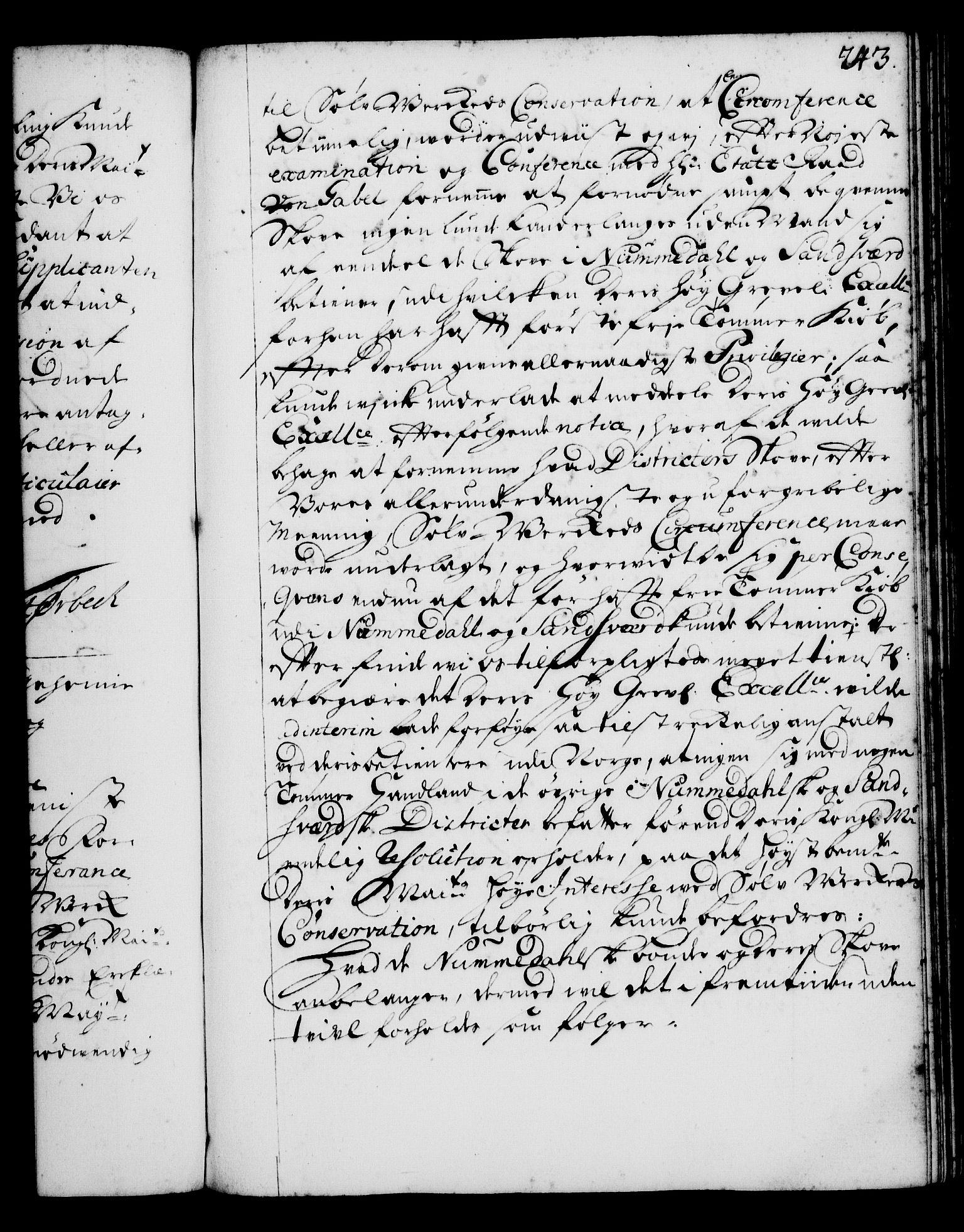 Rentekammeret, Kammerkanselliet, AV/RA-EA-3111/G/Gg/Gga/L0001: Norsk ekspedisjonsprotokoll med register (merket RK 53.1), 1720-1723, p. 243