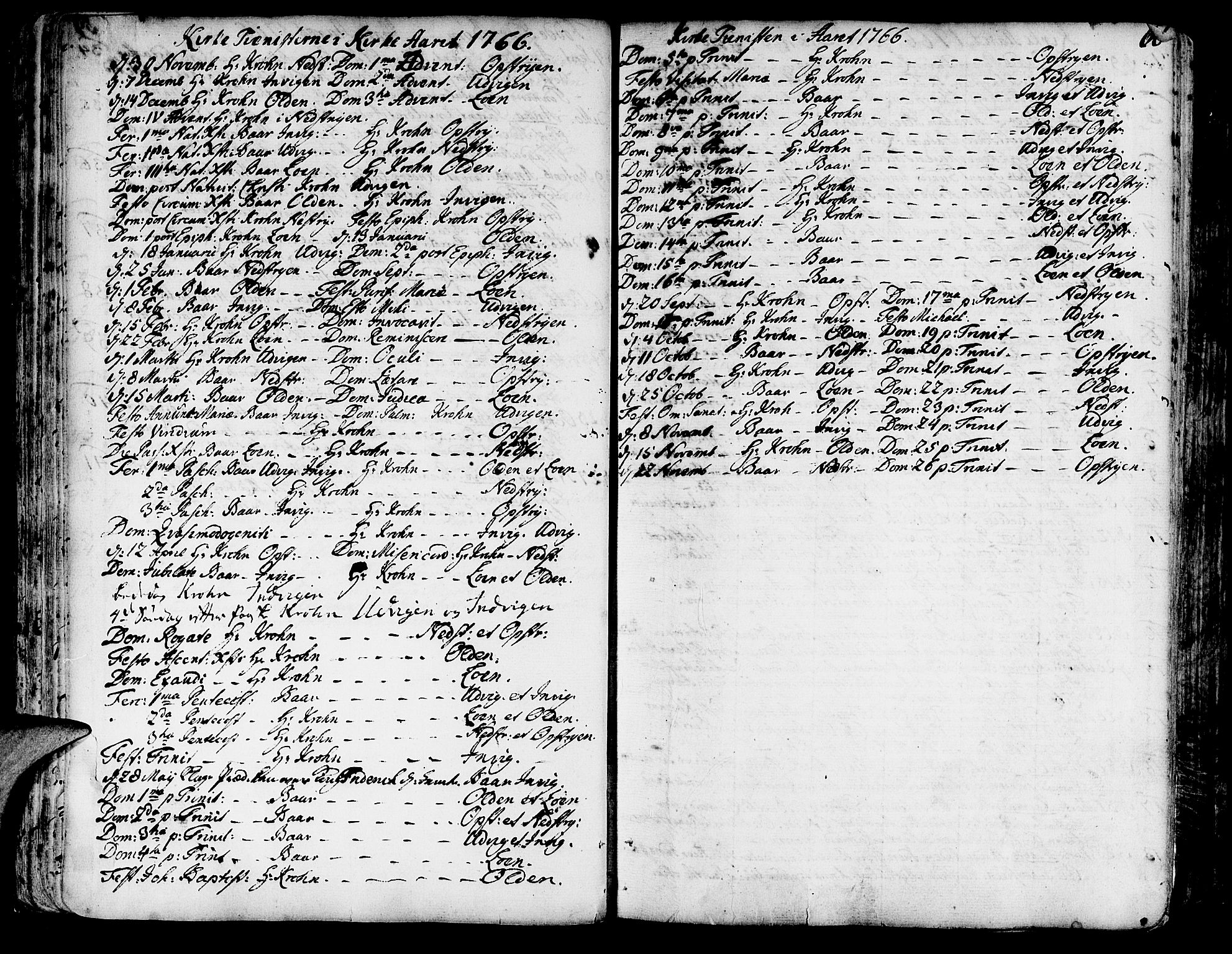 Innvik sokneprestembete, SAB/A-80501: Parish register (official) no. A 1, 1750-1816, p. 60