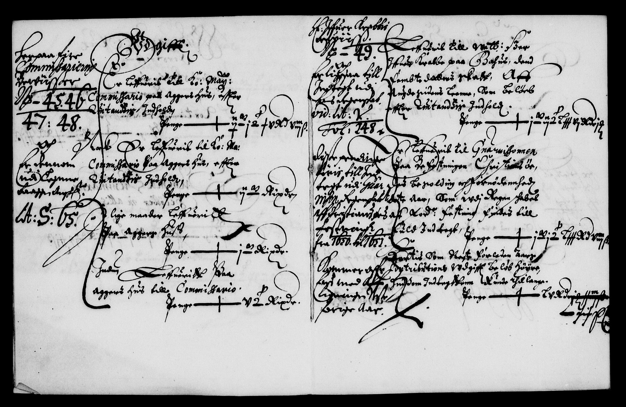 Rentekammeret inntil 1814, Reviderte regnskaper, Lensregnskaper, AV/RA-EA-5023/R/Rb/Rbq/L0040: Nedenes len. Mandals len. Råbyggelag., 1648-1652