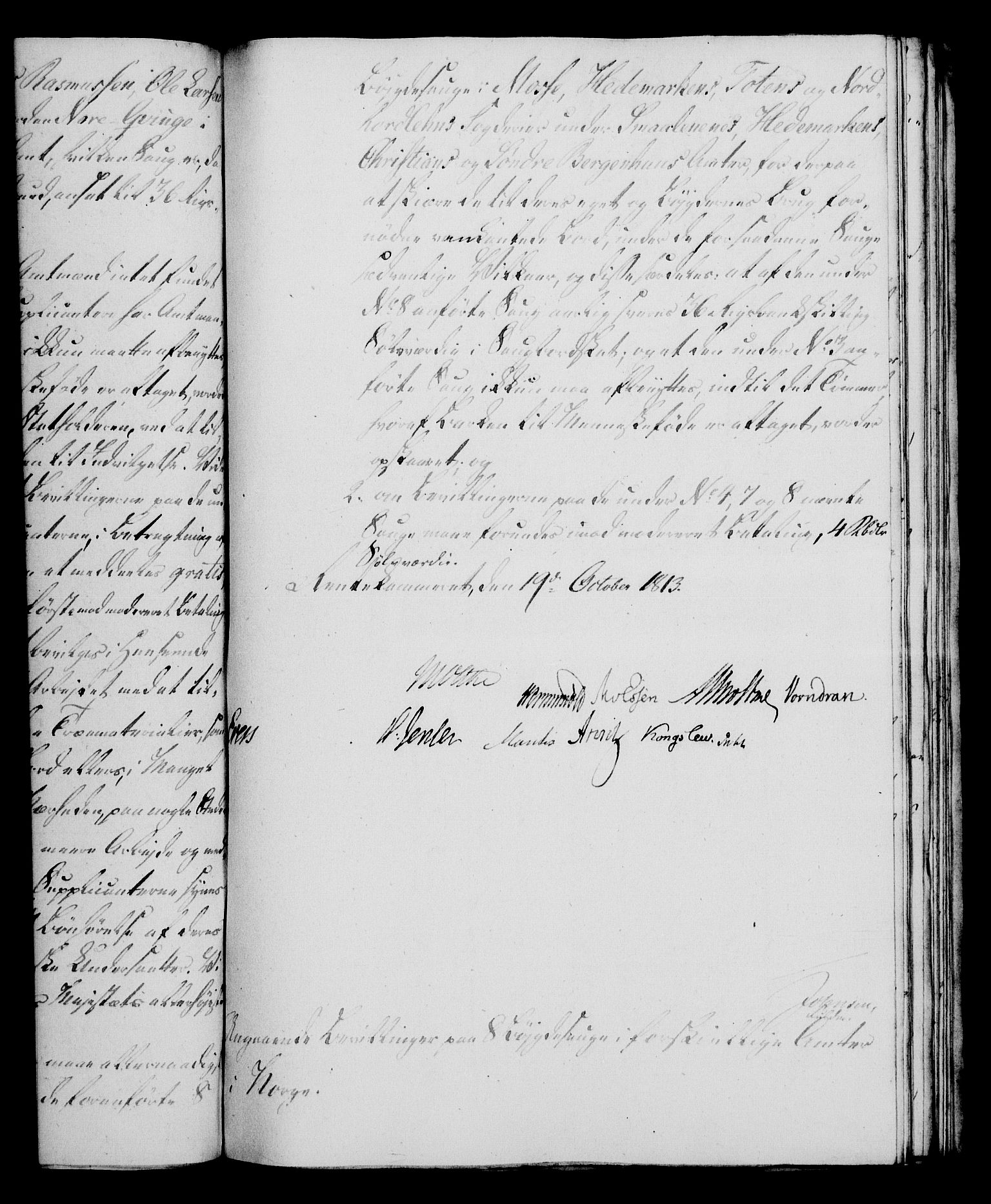 Rentekammeret, Kammerkanselliet, AV/RA-EA-3111/G/Gf/Gfa/L0095: Norsk relasjons- og resolusjonsprotokoll (merket RK 52.95), 1813-1814, p. 499