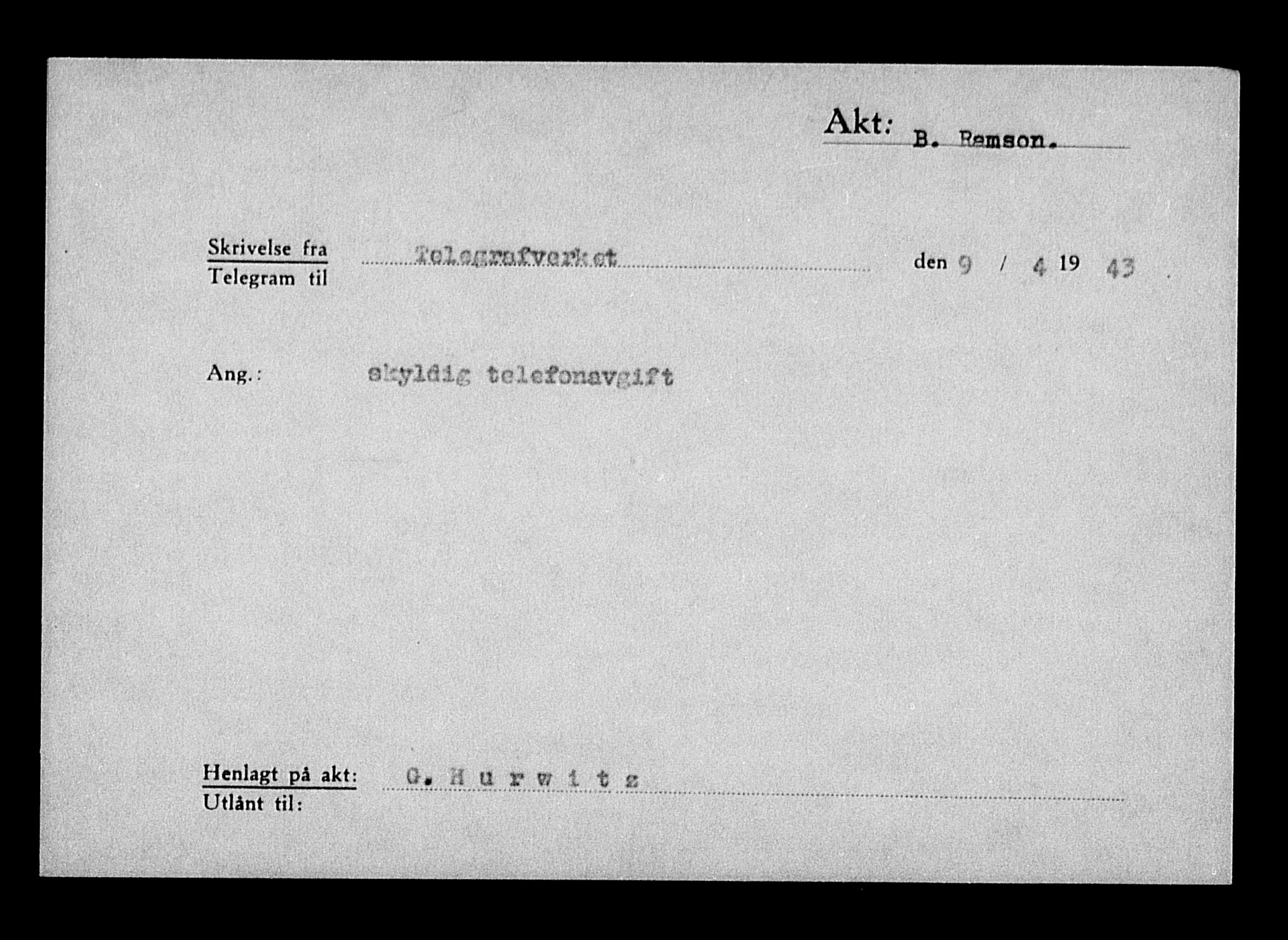 Justisdepartementet, Tilbakeføringskontoret for inndratte formuer, AV/RA-S-1564/H/Hc/Hcc/L0971: --, 1945-1947, p. 598