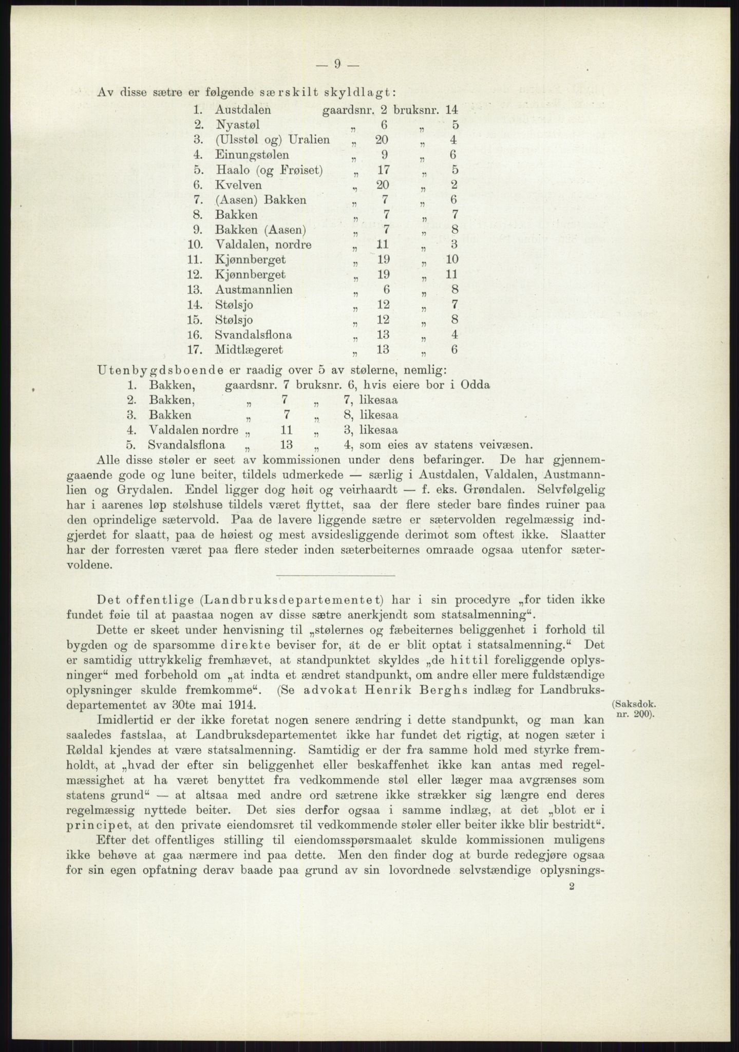 Høyfjellskommisjonen, AV/RA-S-1546/X/Xa/L0001: Nr. 1-33, 1909-1953, p. 550