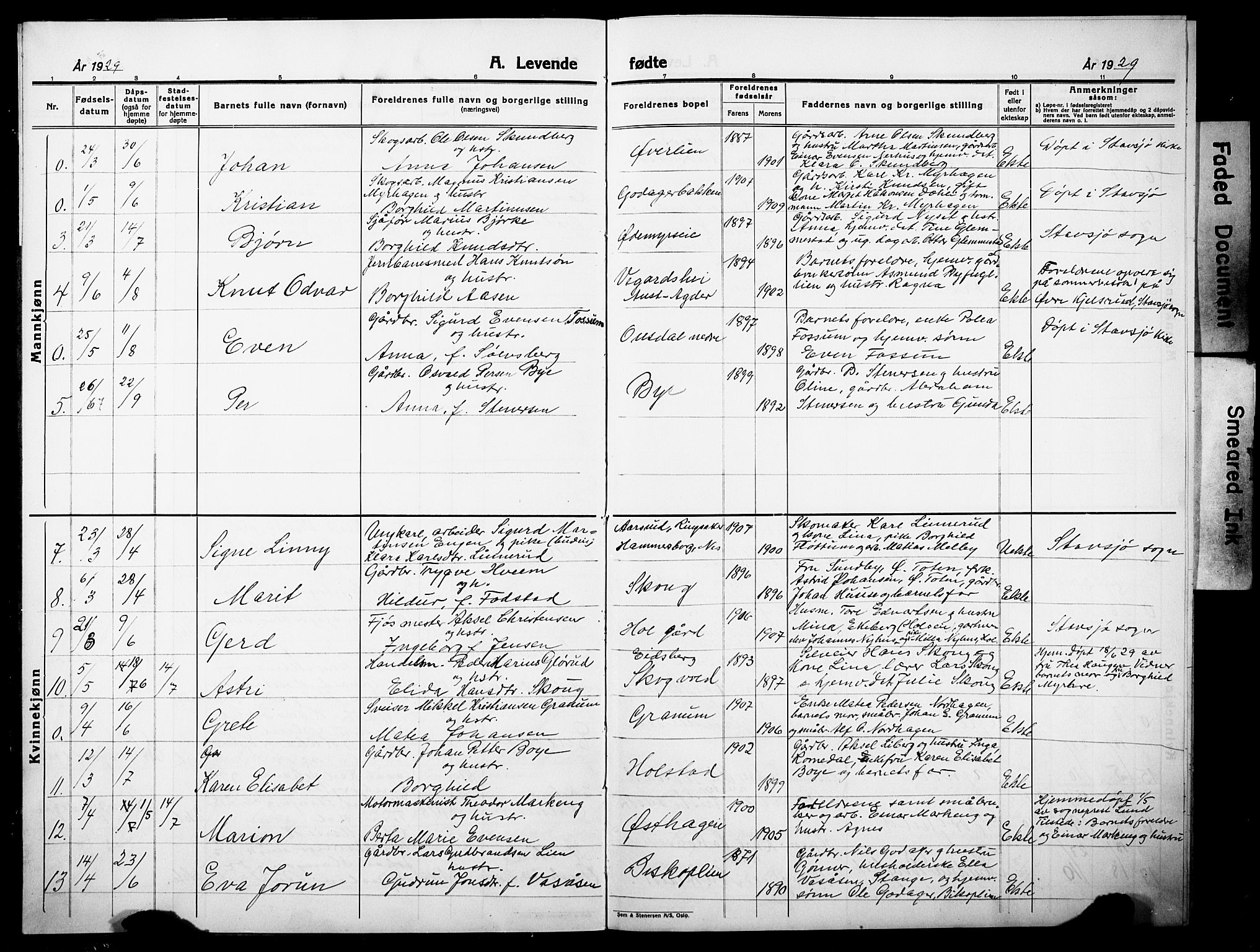 Nes prestekontor, Hedmark, AV/SAH-PREST-020/L/La/L0010: Parish register (copy) no. 10, 1927-1932