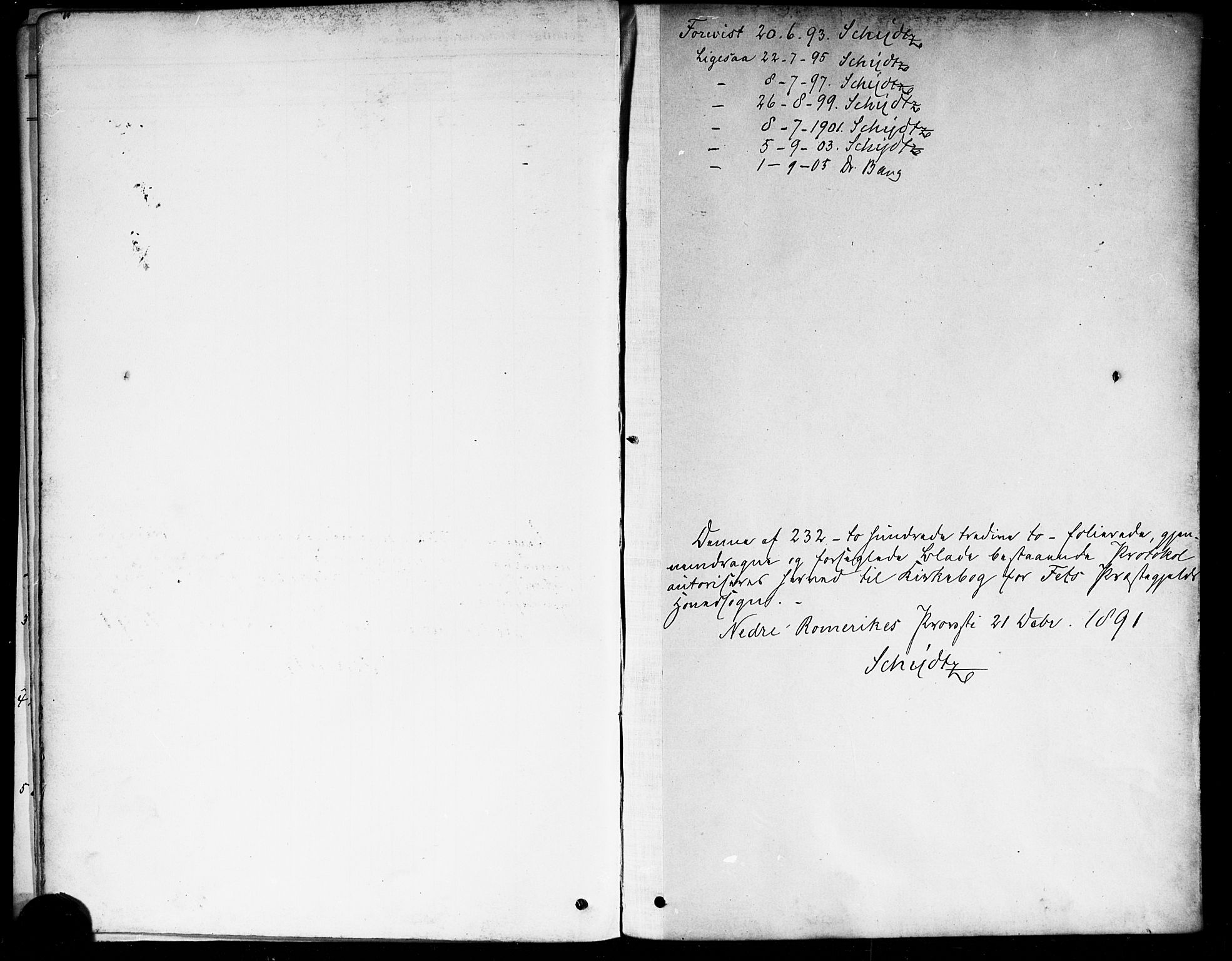 Fet prestekontor Kirkebøker, SAO/A-10370a/F/Fa/L0015: Parish register (official) no. I 15, 1892-1904