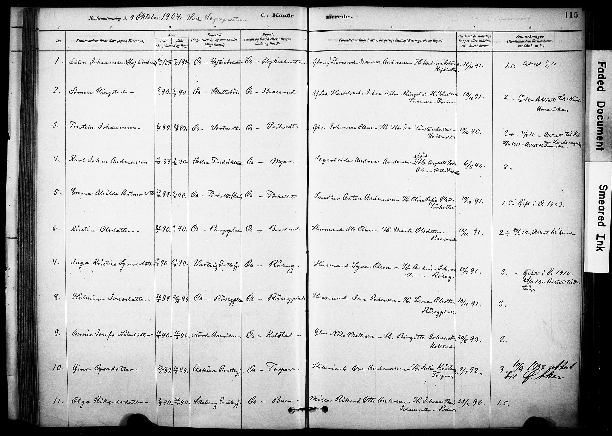 Rakkestad prestekontor Kirkebøker, AV/SAO-A-2008/F/Fc/L0001: Parish register (official) no. III 1, 1878-1905, p. 115