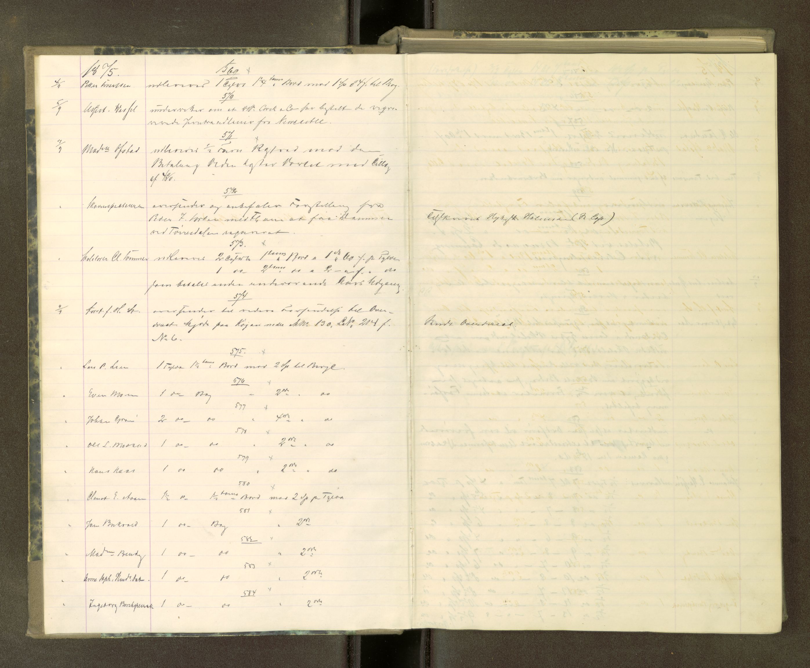 Røros kobberverk, SAT/PA-0211/1/38/L0062: 2.10 Direktørens journal, 1875-1878