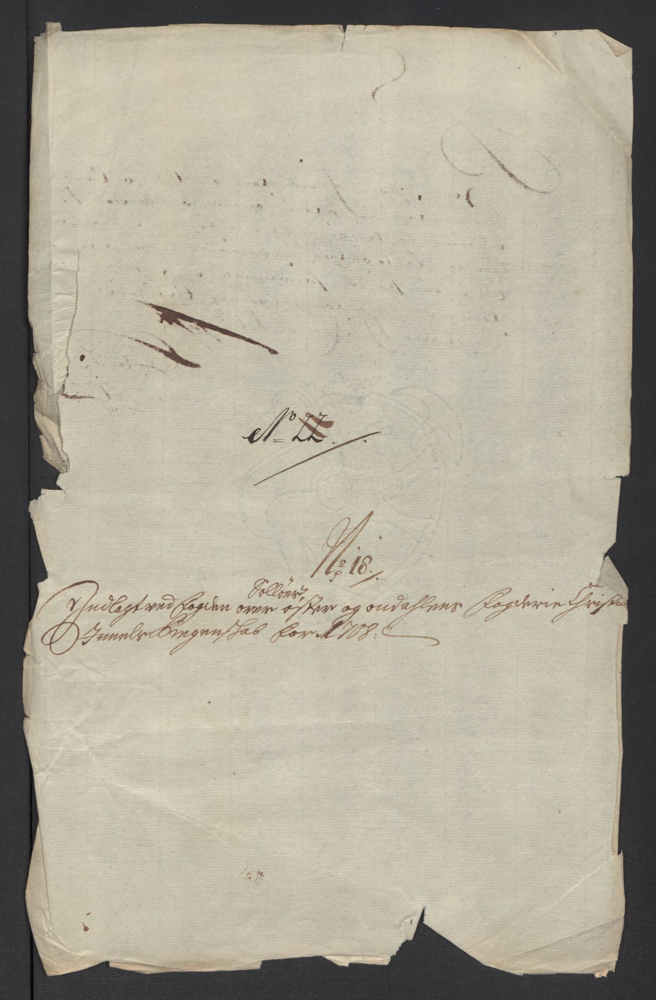 Rentekammeret inntil 1814, Reviderte regnskaper, Fogderegnskap, RA/EA-4092/R13/L0845: Fogderegnskap Solør, Odal og Østerdal, 1708, p. 257